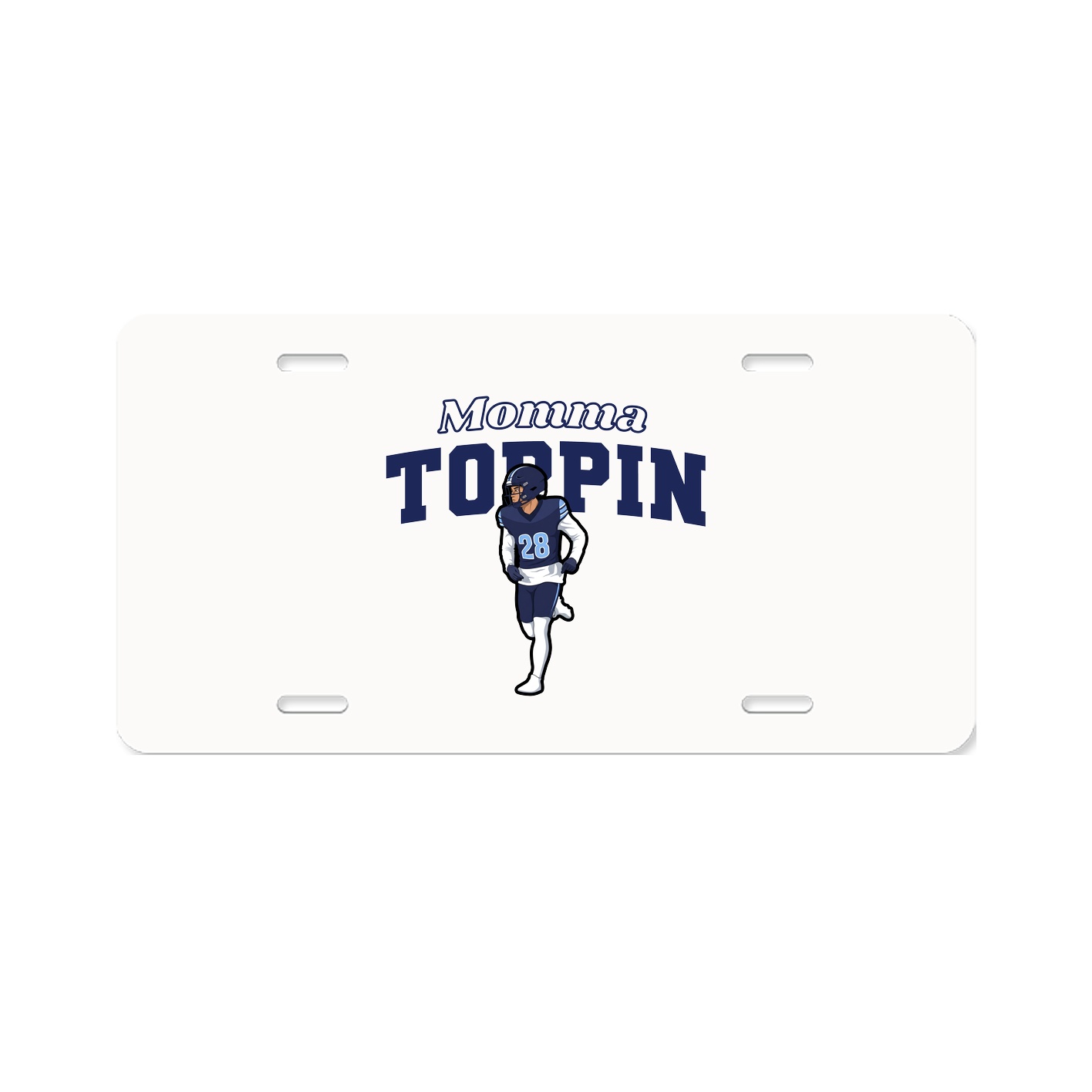 License Plate — Mothers Day Block in Classic