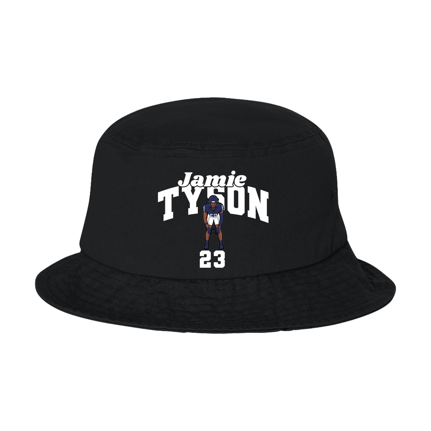 Bucket Cap — Signature Arch in Black