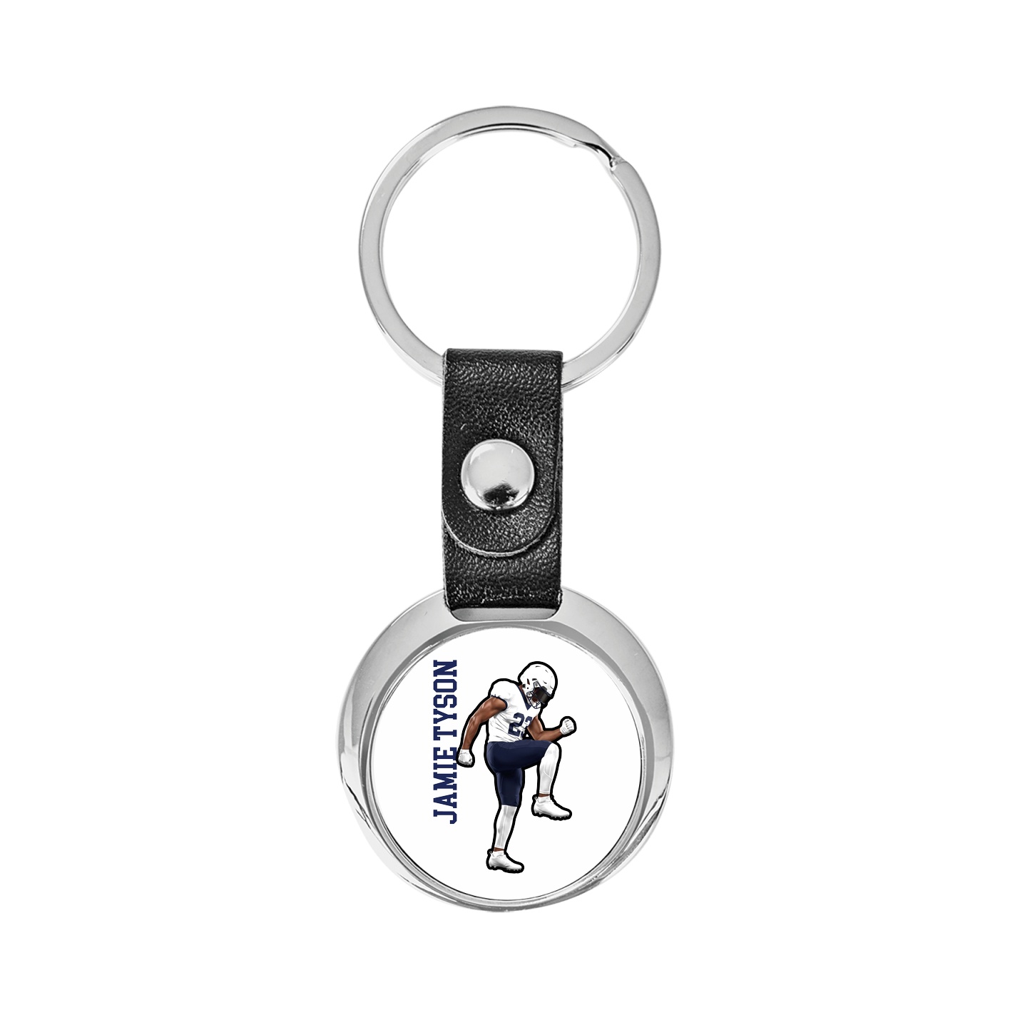 Key Chain — Name Vertical in Classic