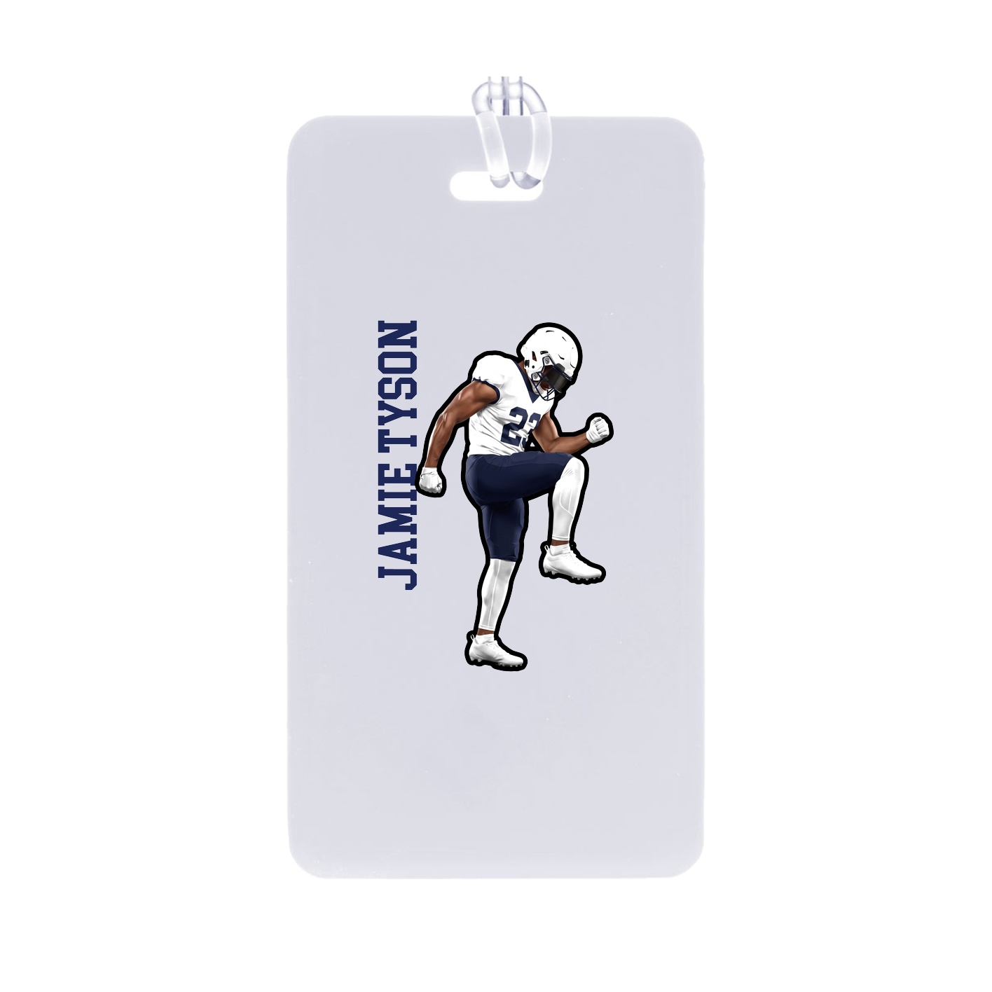 Bag Tag — Name Vertical in Classic