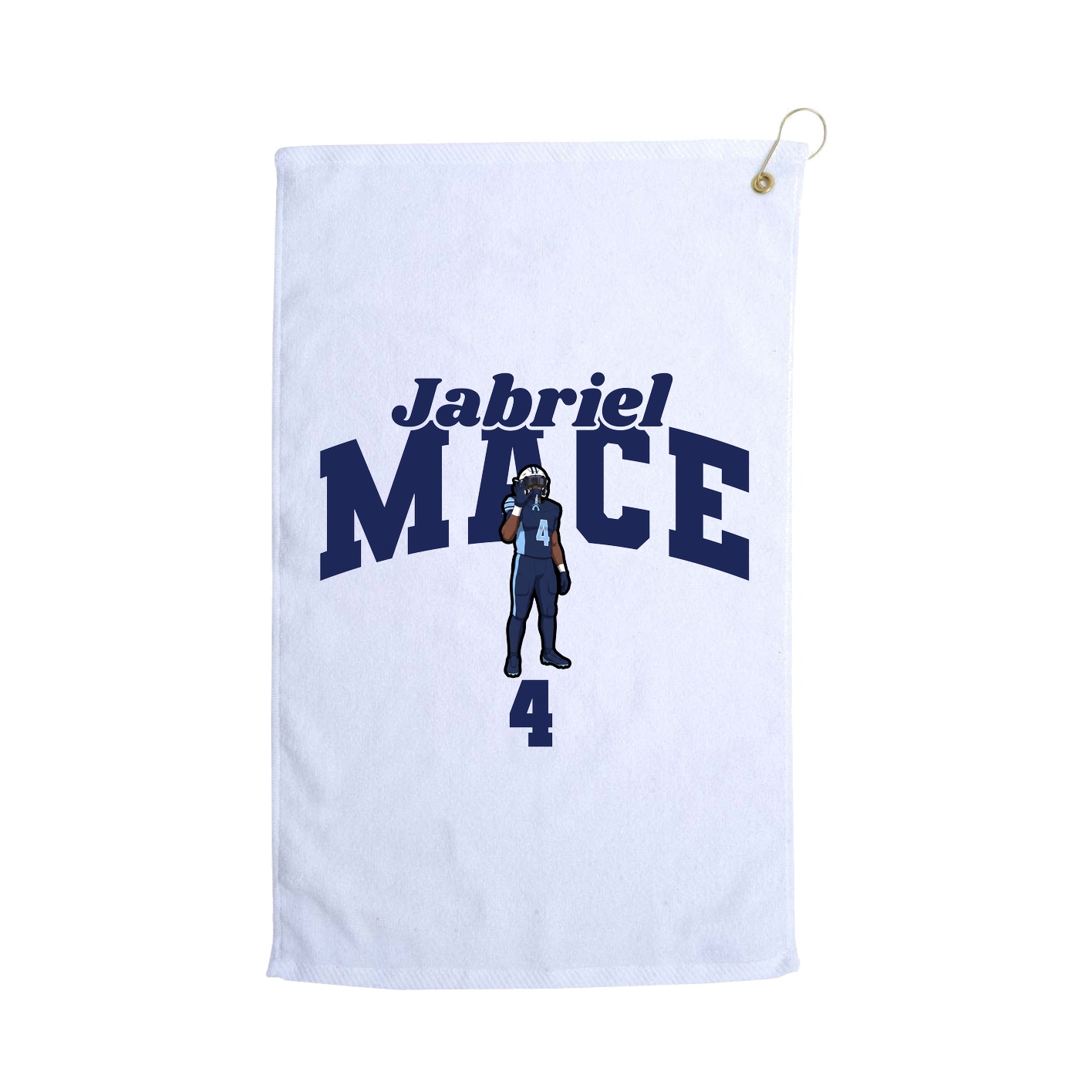 Golf Towel — Signature Arch in White