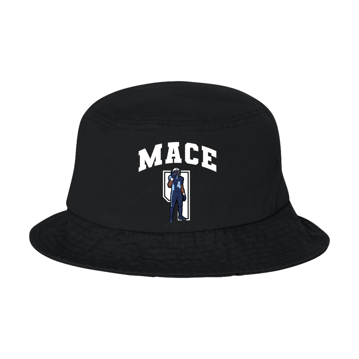 Bucket Cap — Number in Black