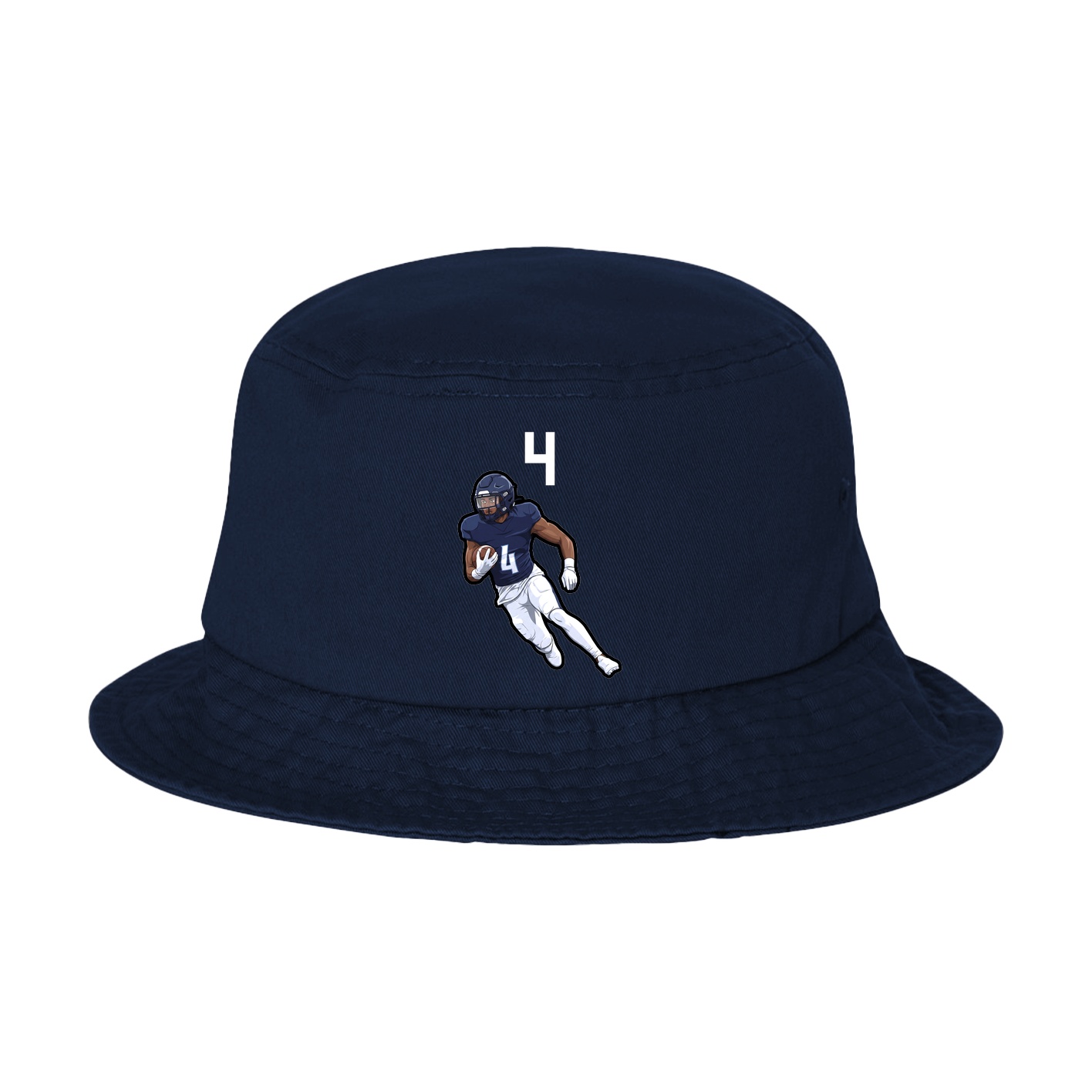 Bucket Cap — Number Top in Navy