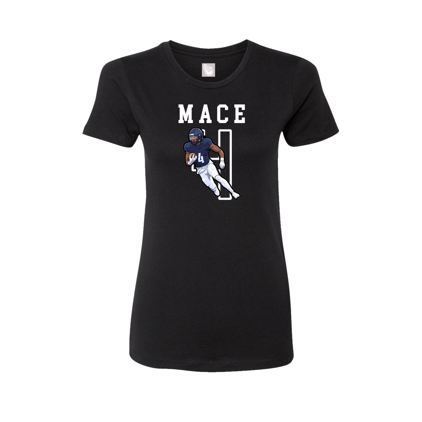 Fitted Women's Tee — Shirsey in Black