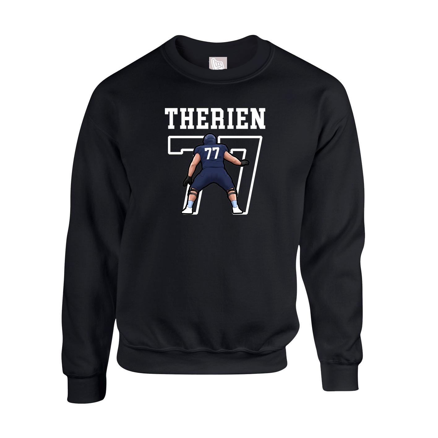 Fleece Crew — Shirsey in Black