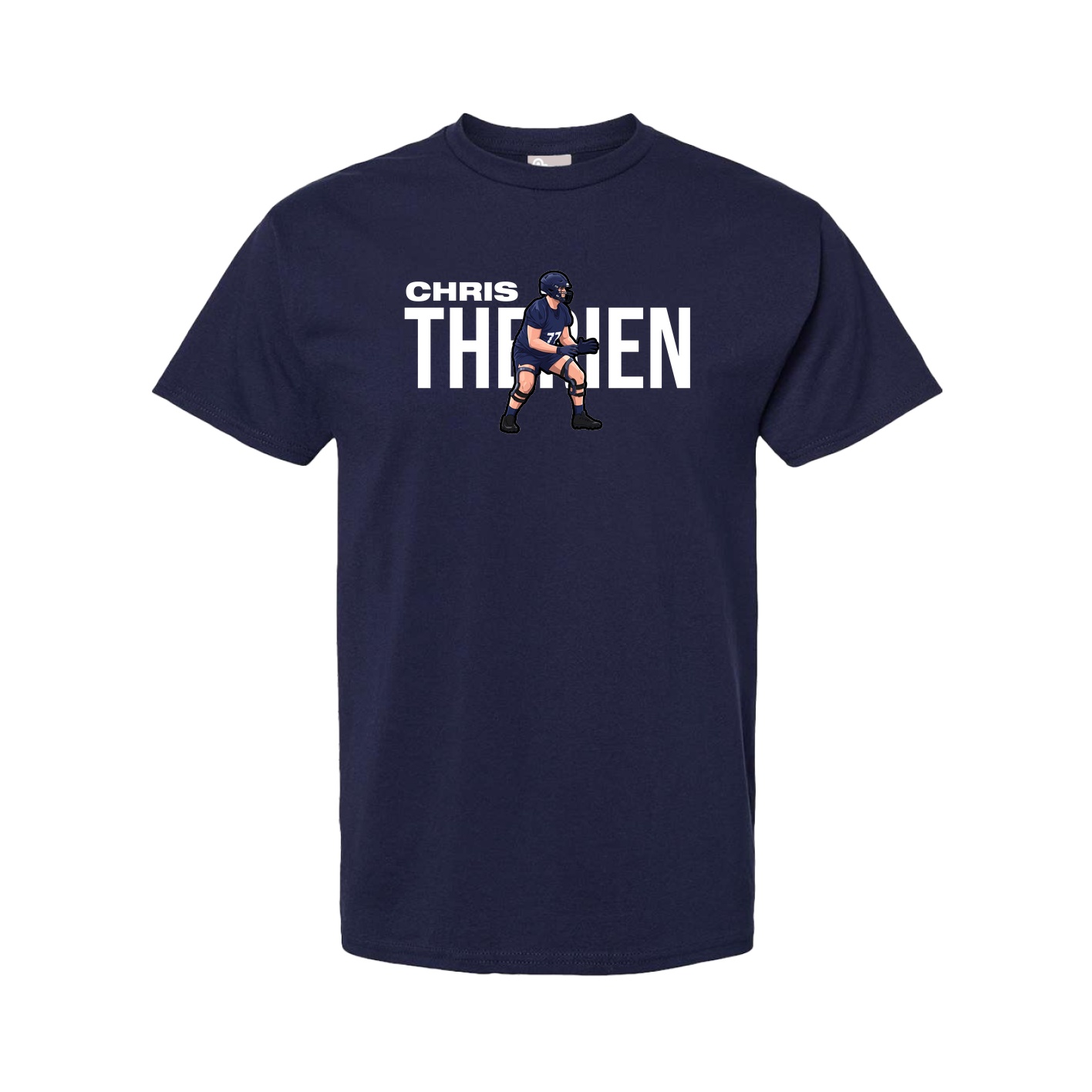 Youth Tee — Player Name in Navy
