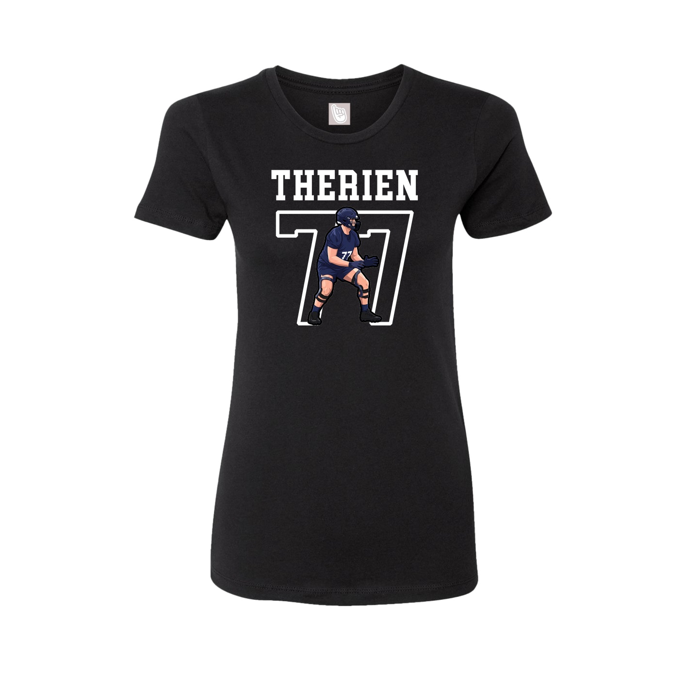 Fitted Women's Tee — Shirsey in Black