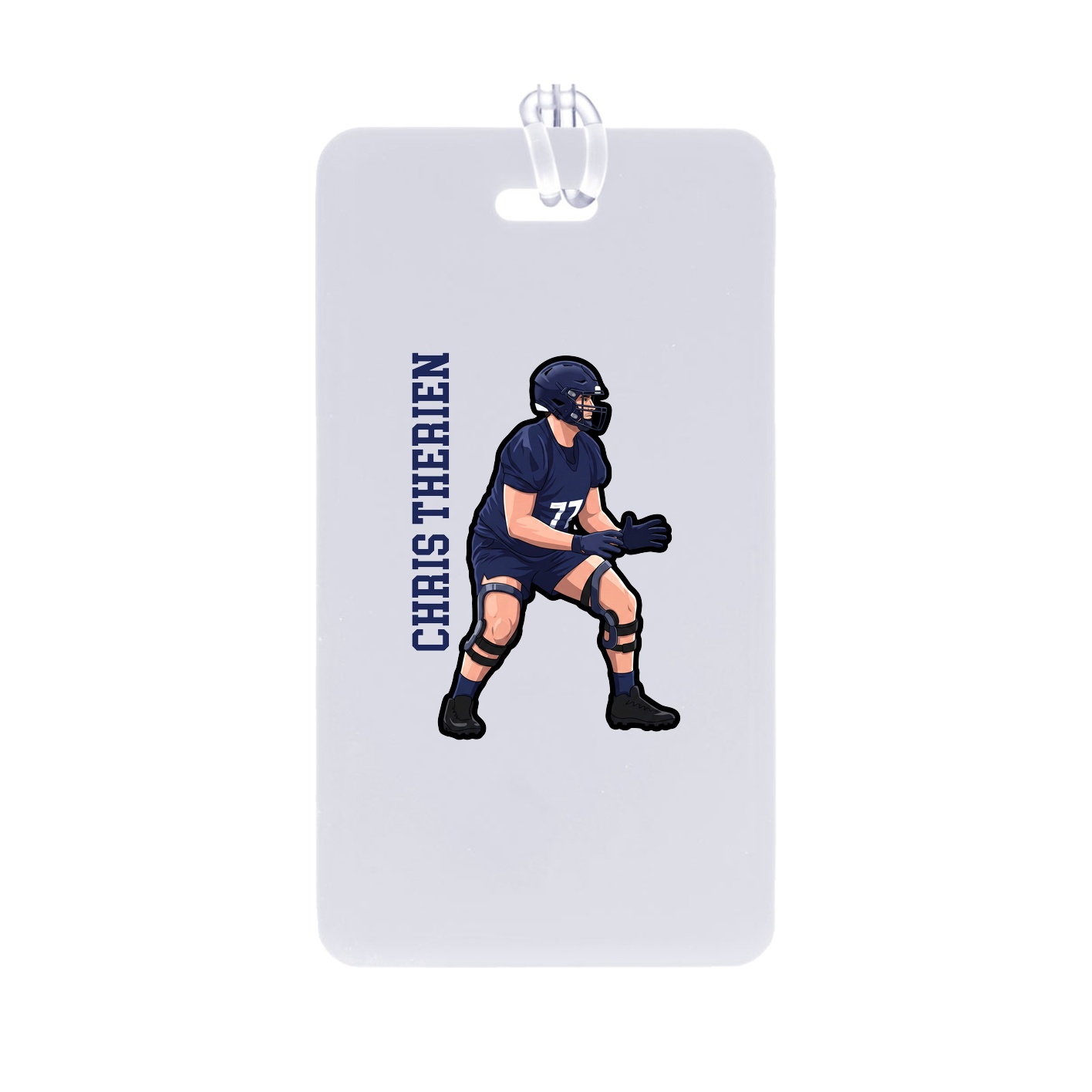 Bag Tag — Name Vertical in Classic
