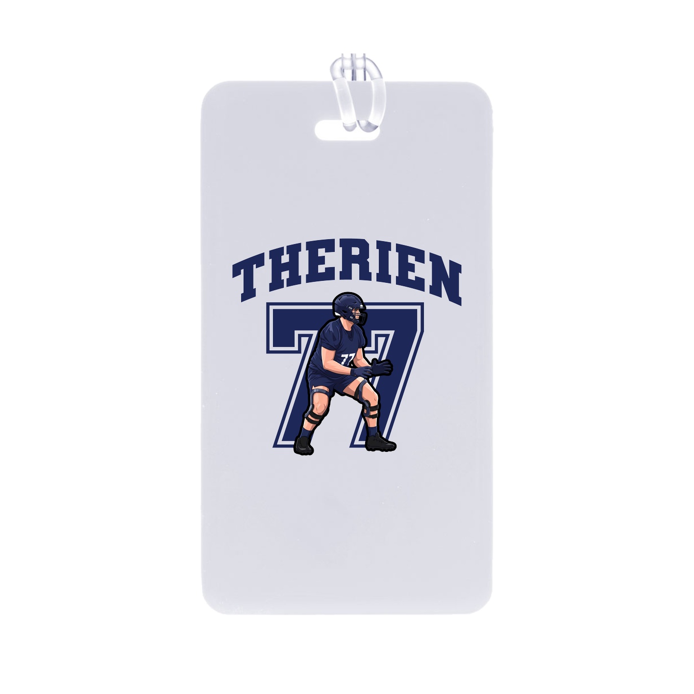 Bag Tag — Number in Classic