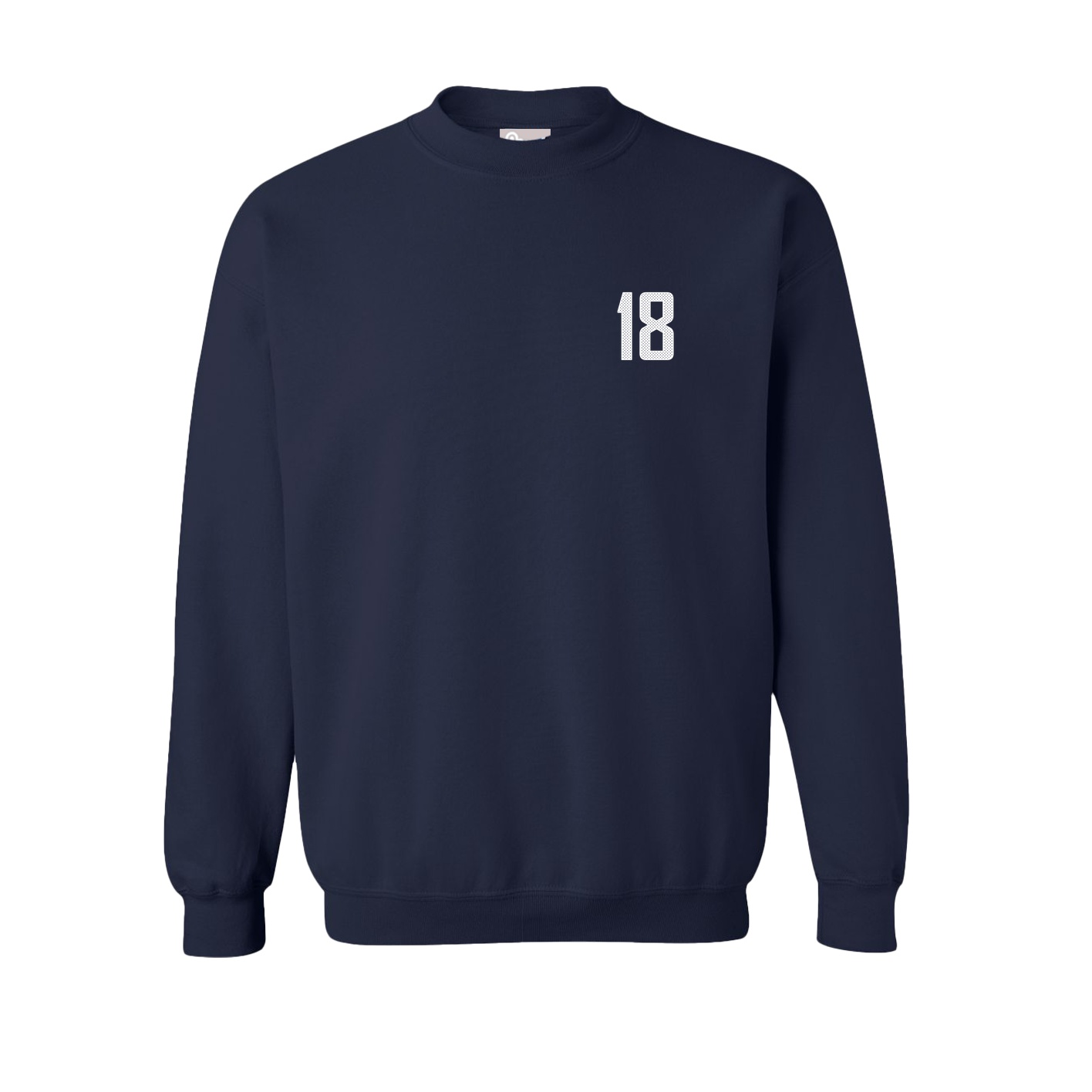Fleece Crew — Front Shirsy in Navy