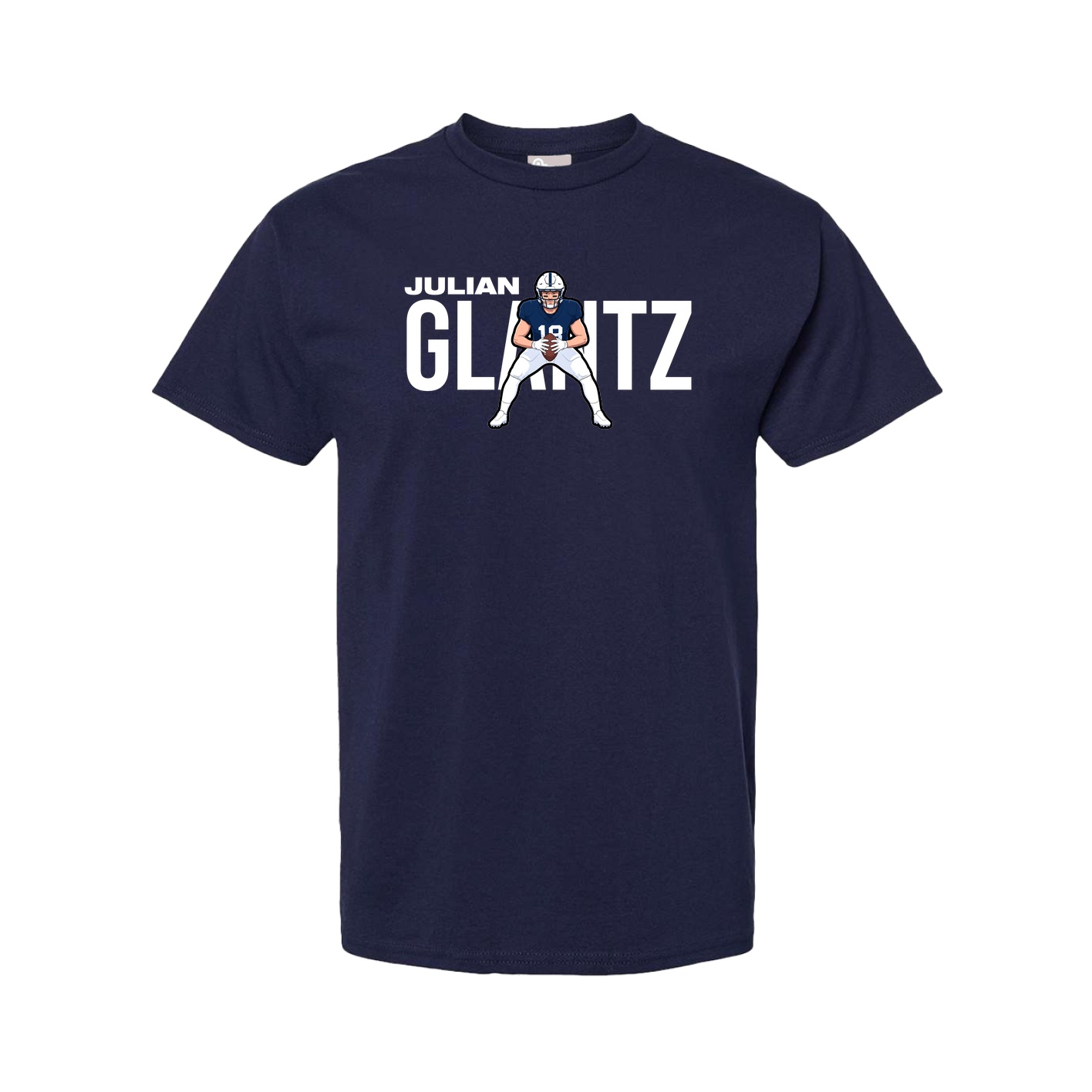 Youth Tee — Player Name in Navy