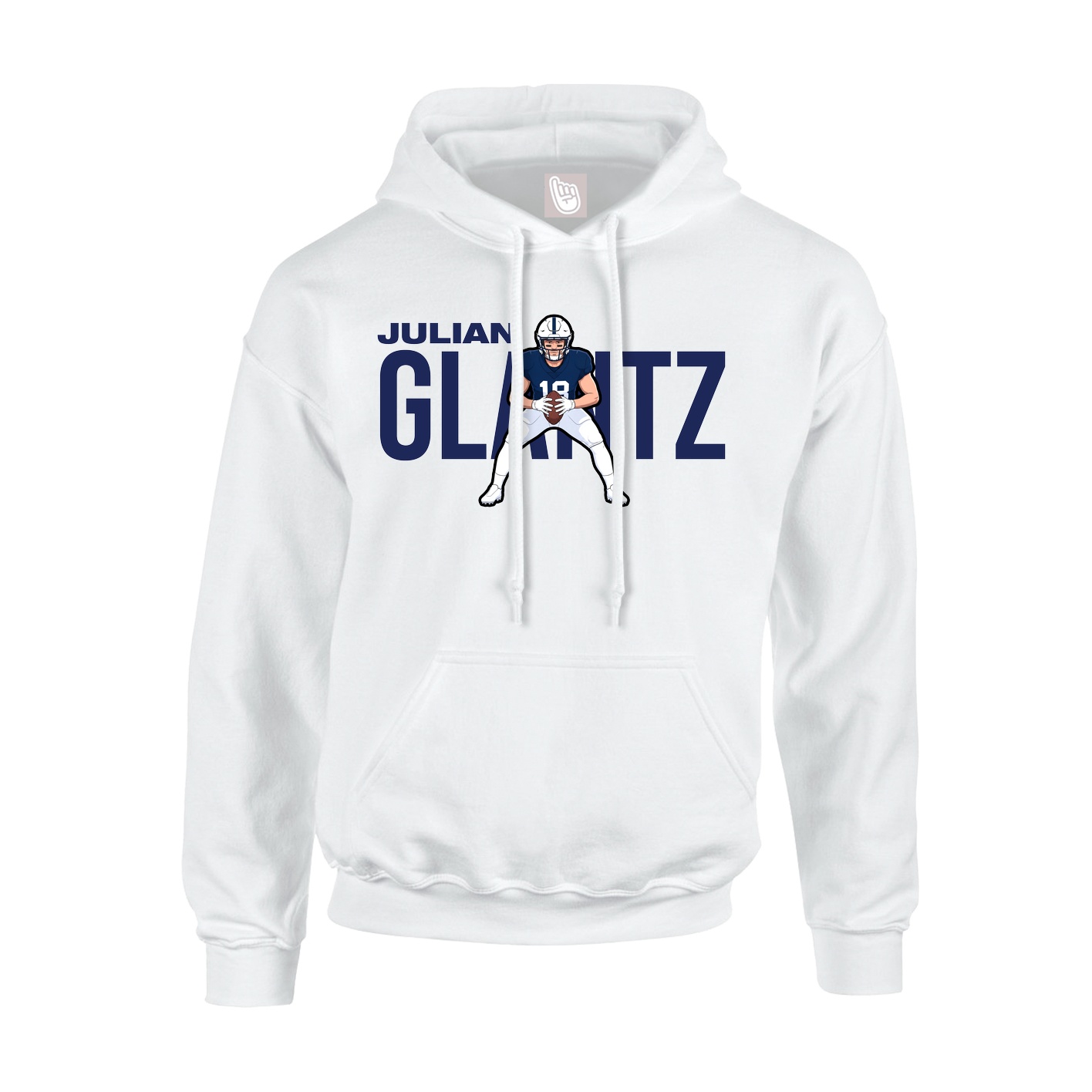 Hoodie — Player Name in White