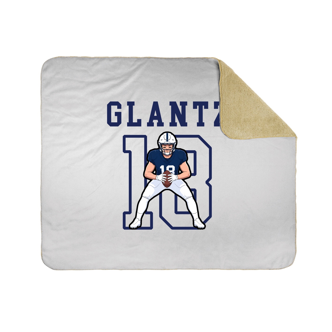 Throw Blanket — Shirsey in White