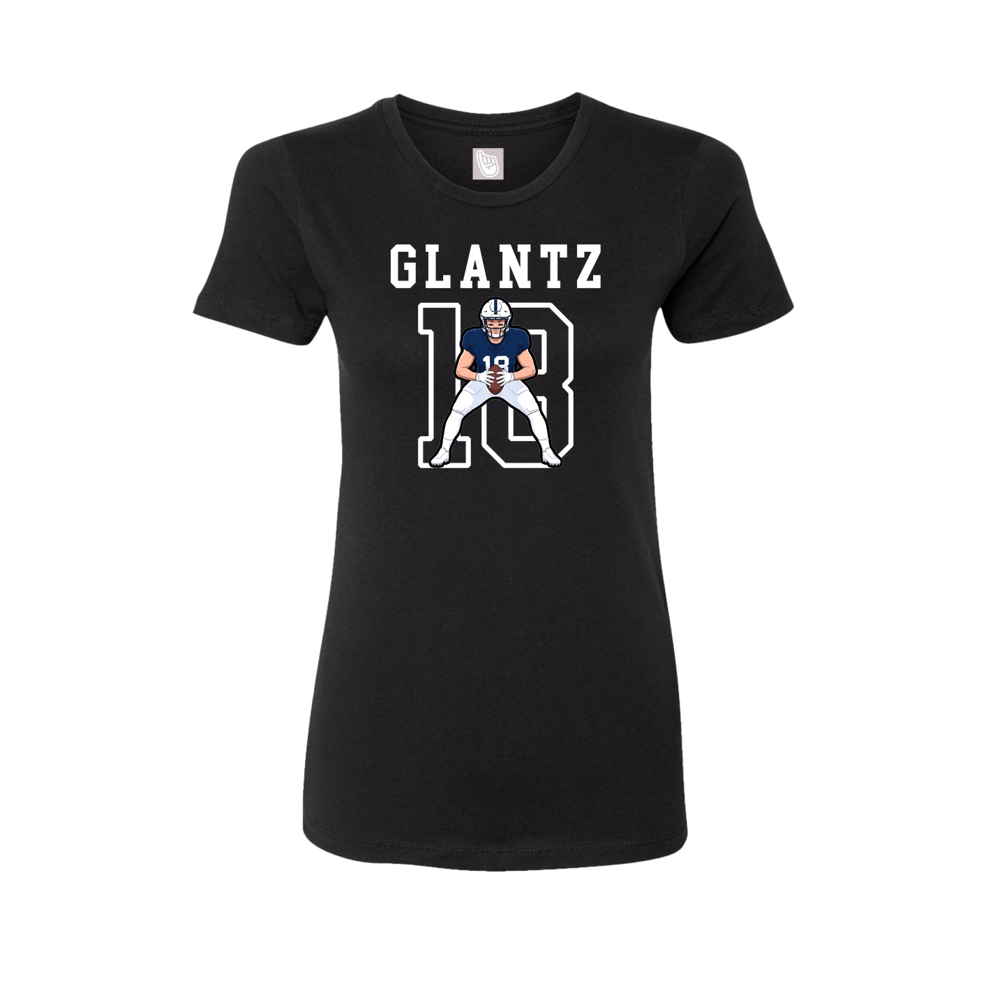 Fitted Women's Tee — Shirsey in Black