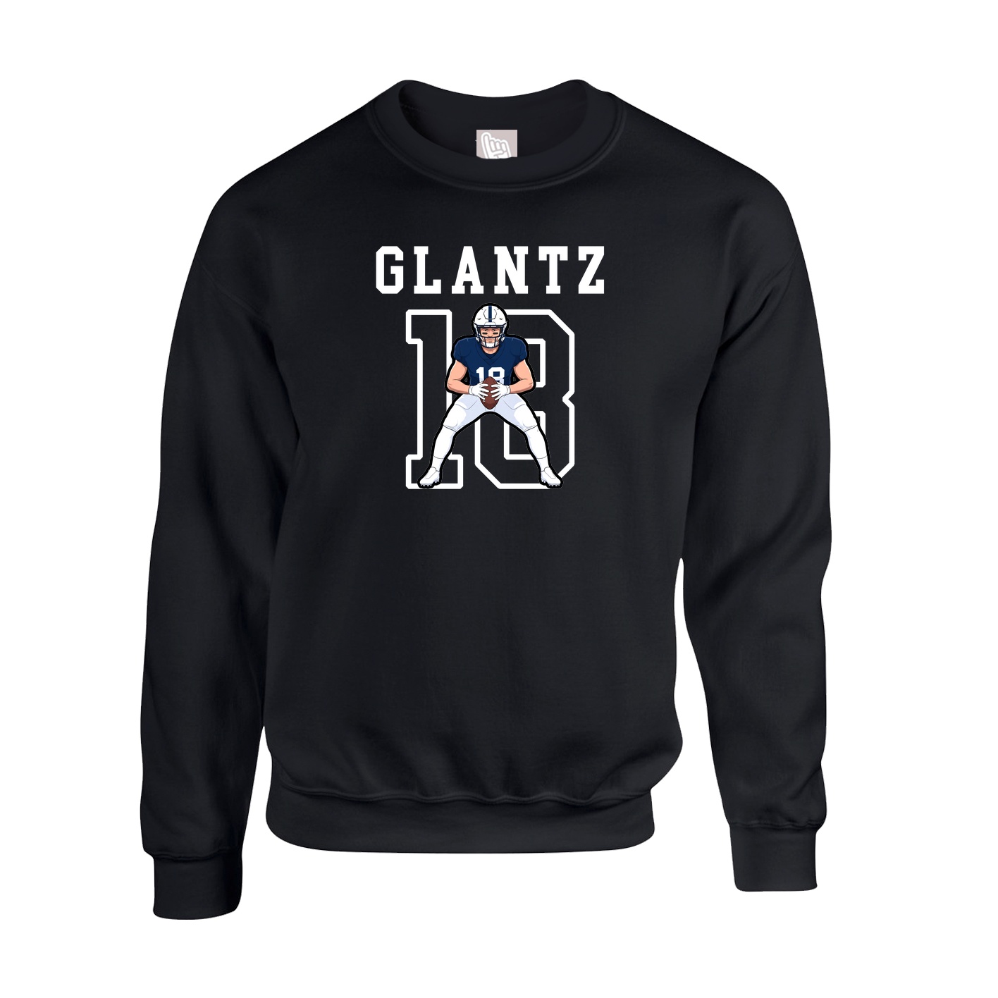 Fleece Crew — Shirsey in Black