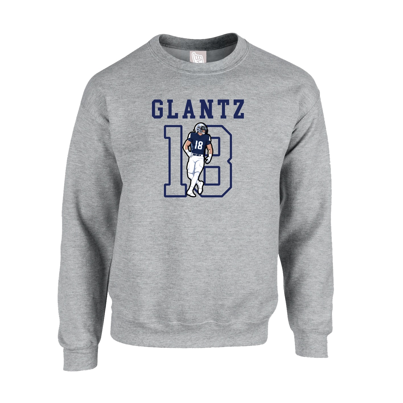 Fleece Crew — Shirsey in Grey