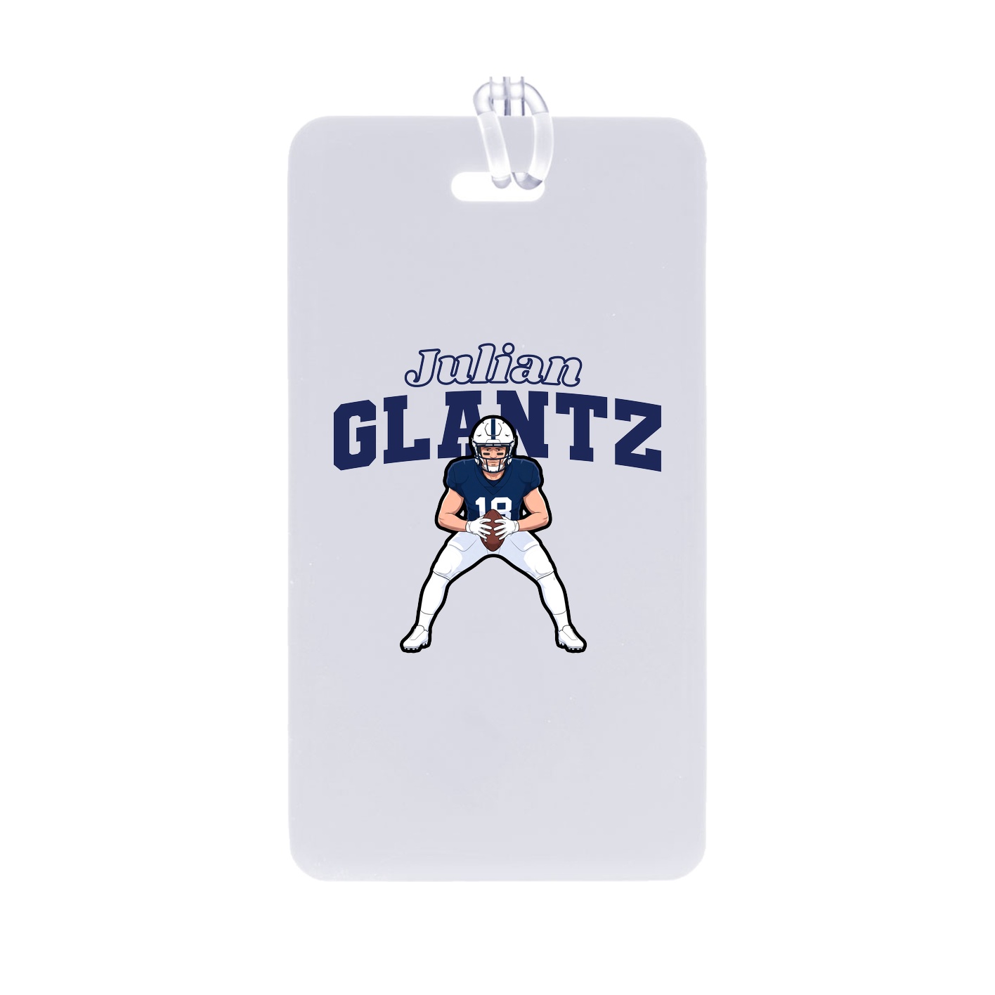 Bag Tag — Name Arch in Classic