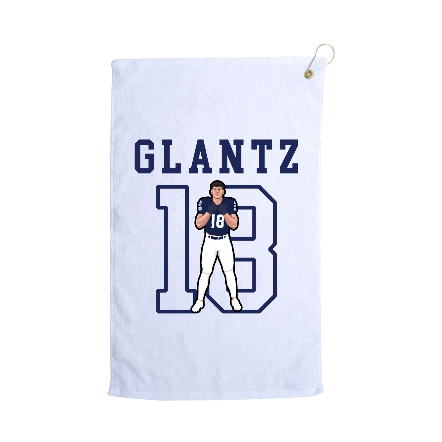 Golf Towel — Shirsey in White
