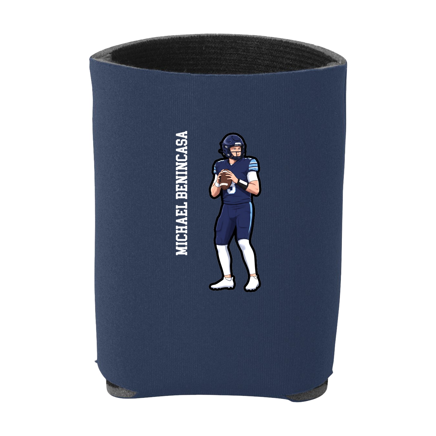 Can Holder — Name Vertical in Navy