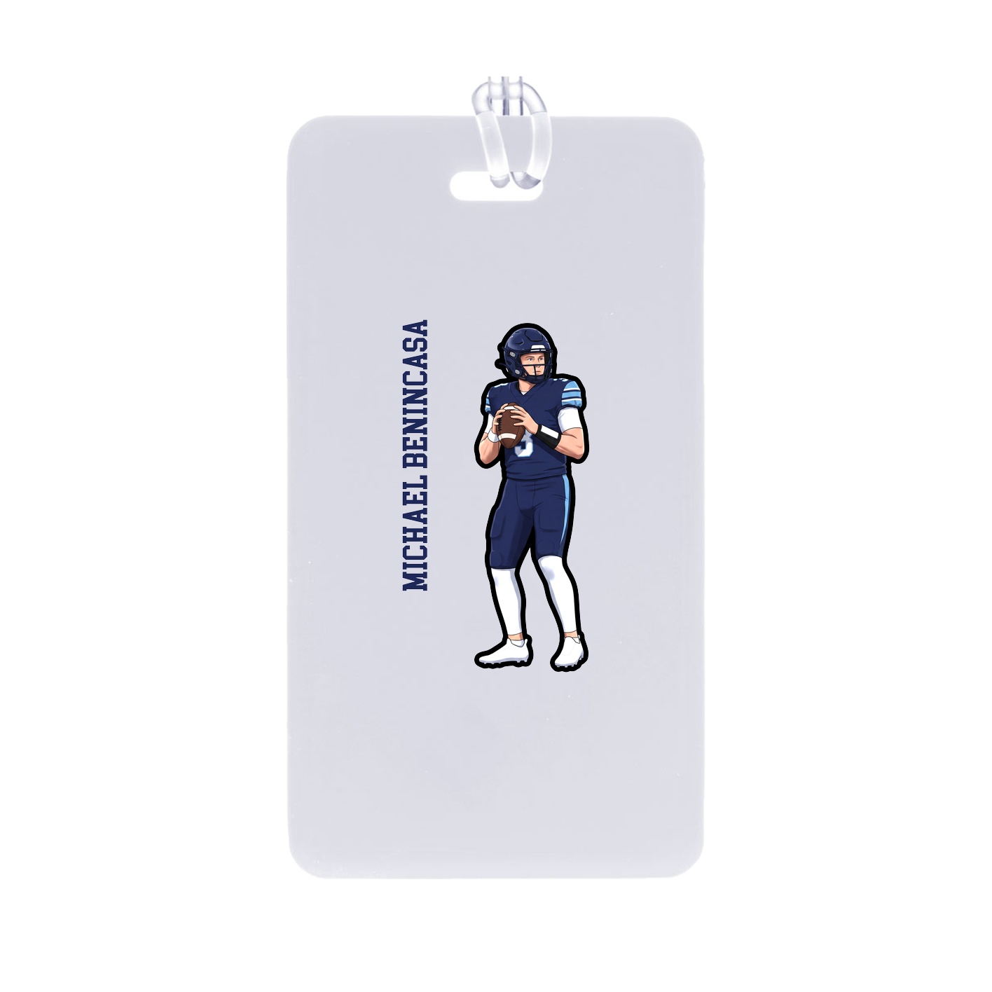 Bag Tag — Name Vertical in Classic