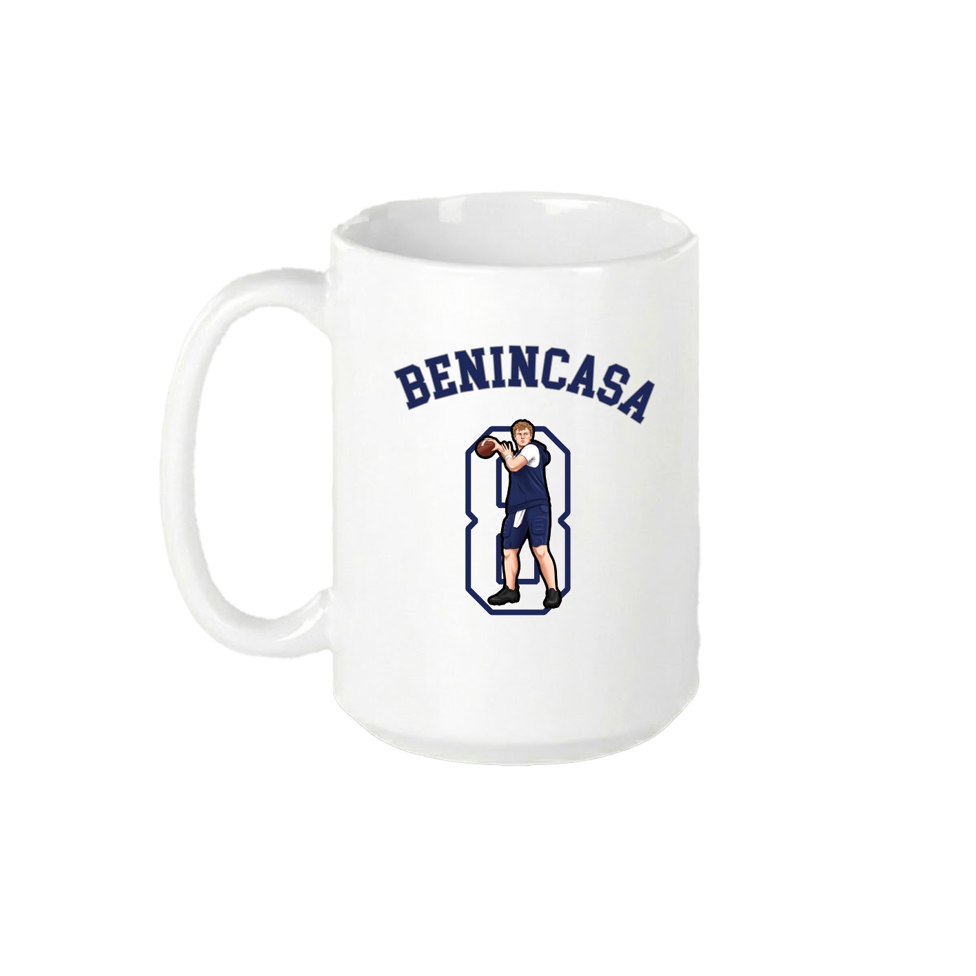 15oz Coffee Mug — Shirsey Arch in White