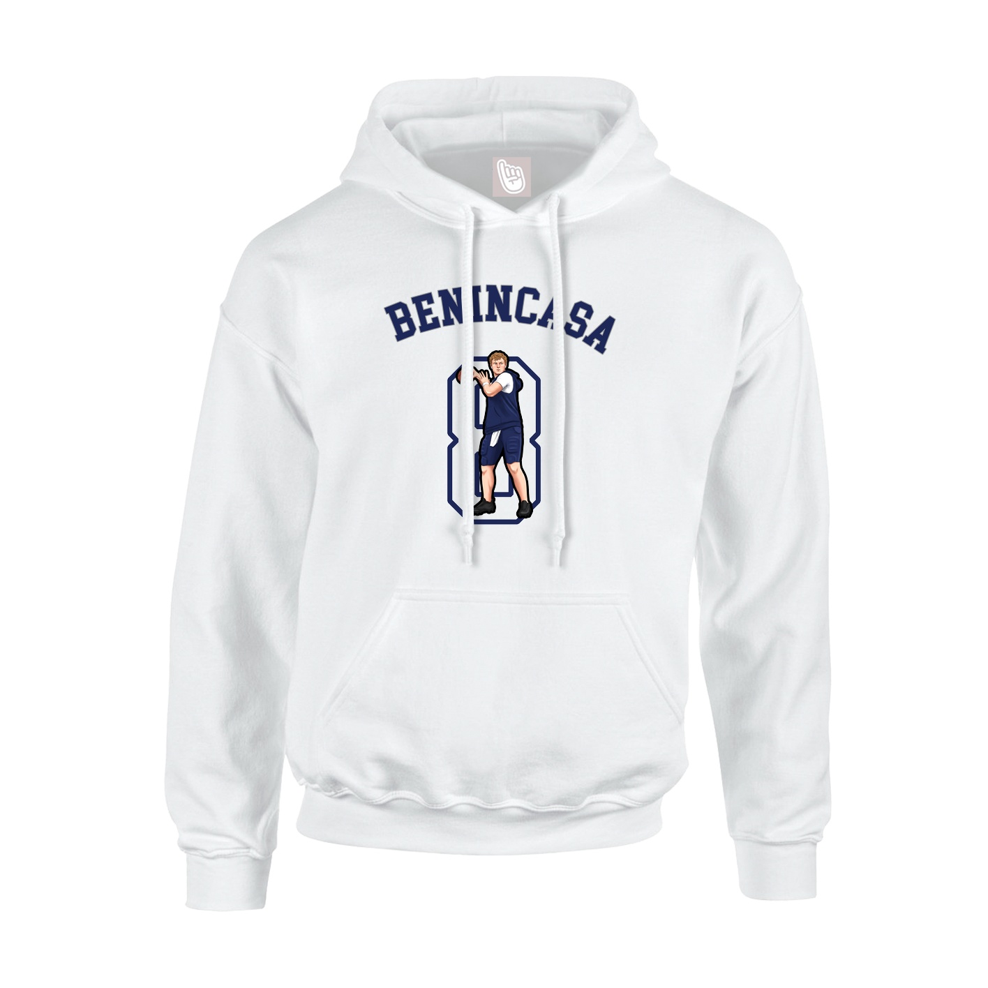 Youth Hoodie — Shirsey Arch in White