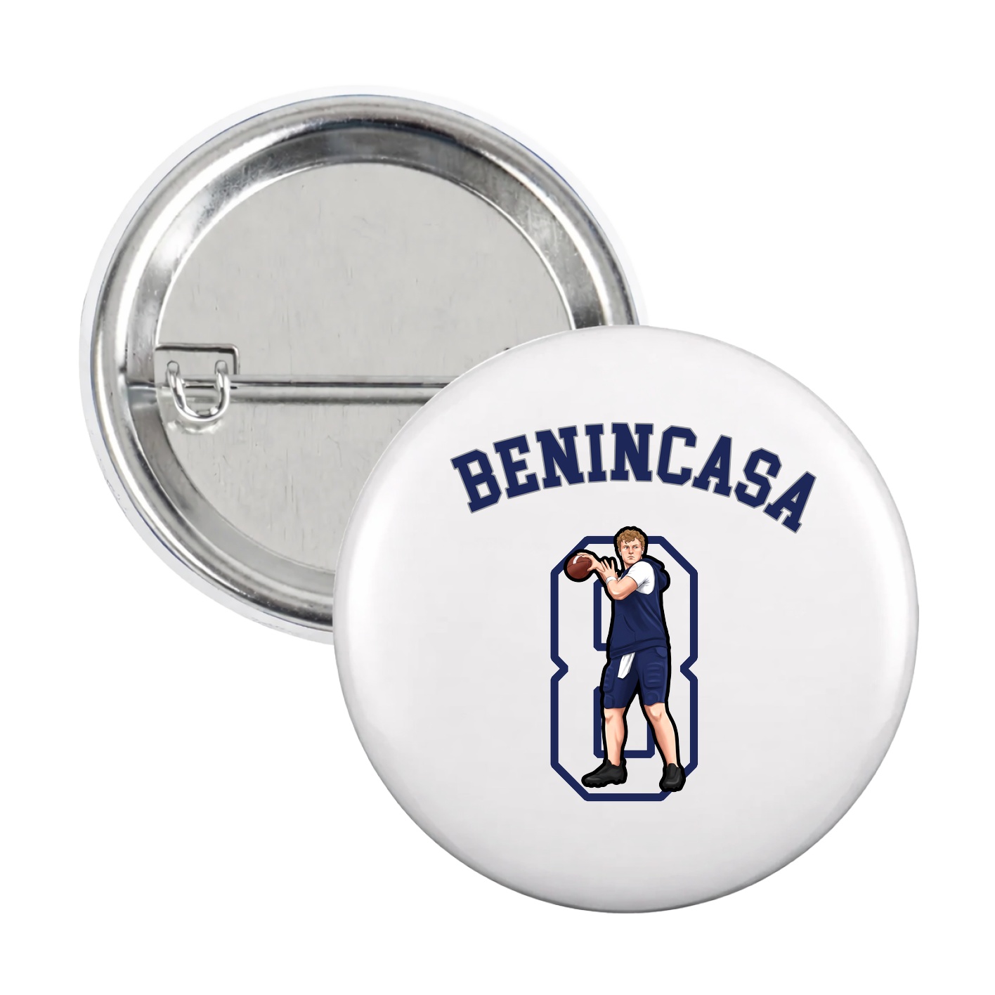 Game Day Button — Shirsey Arch in White