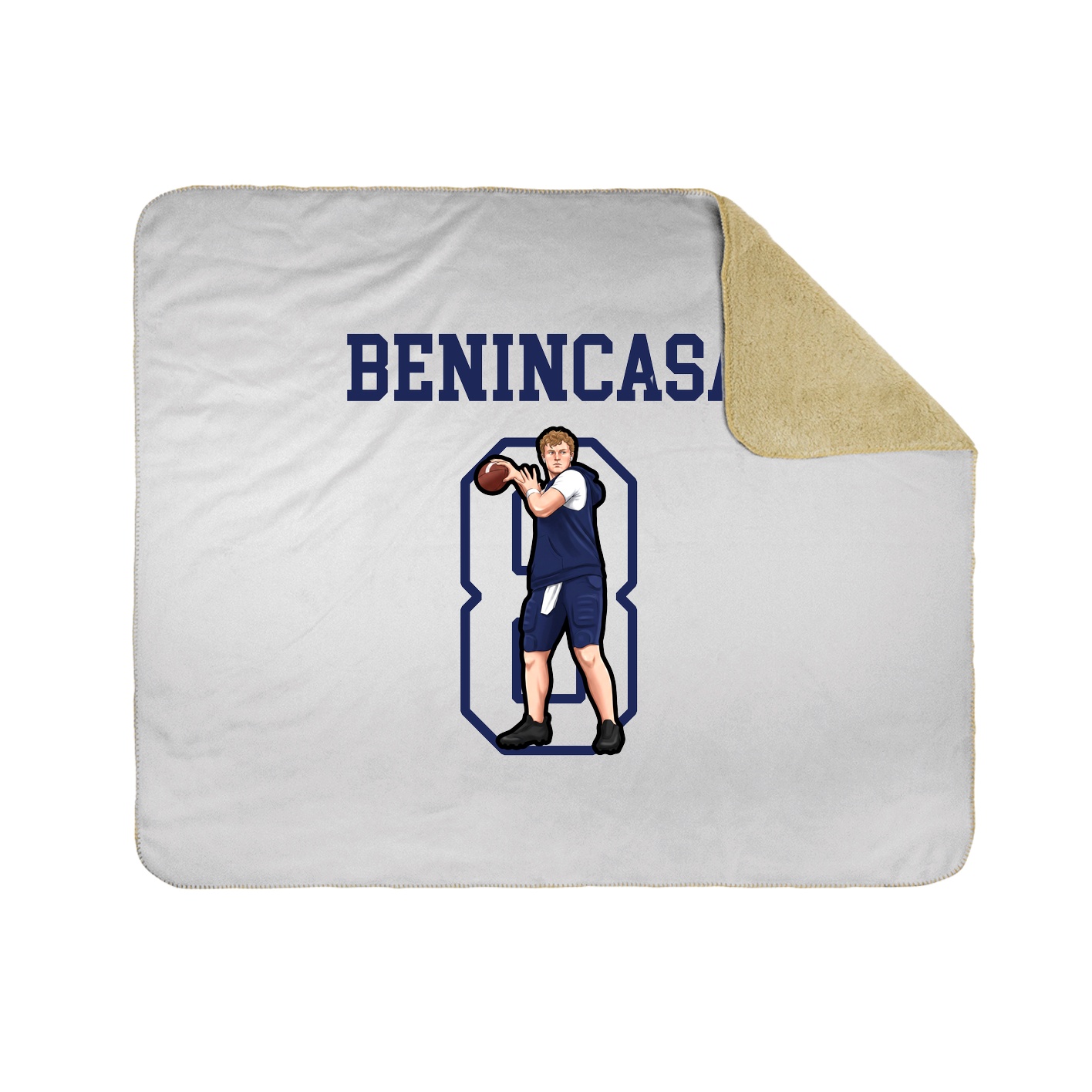 Throw Blanket — Shirsey in White