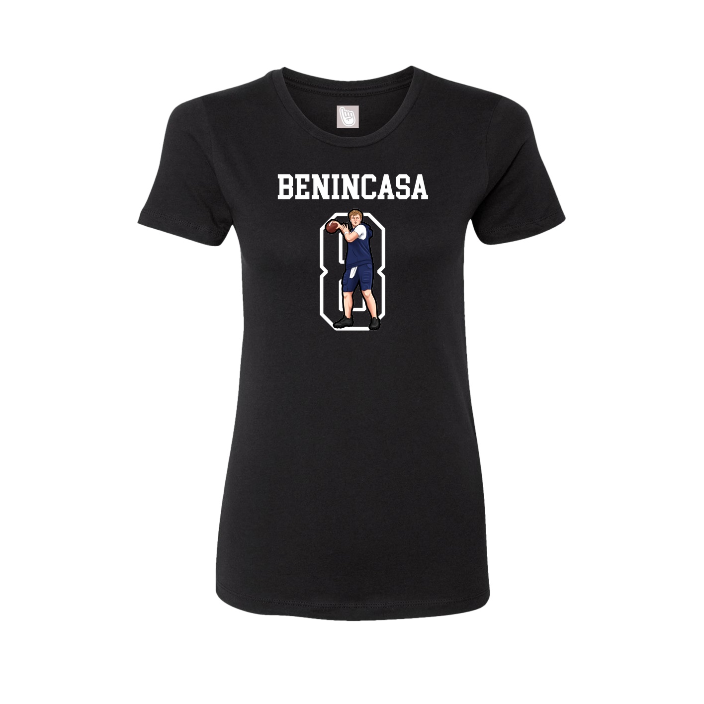 Fitted Women's Tee — Shirsey in Black