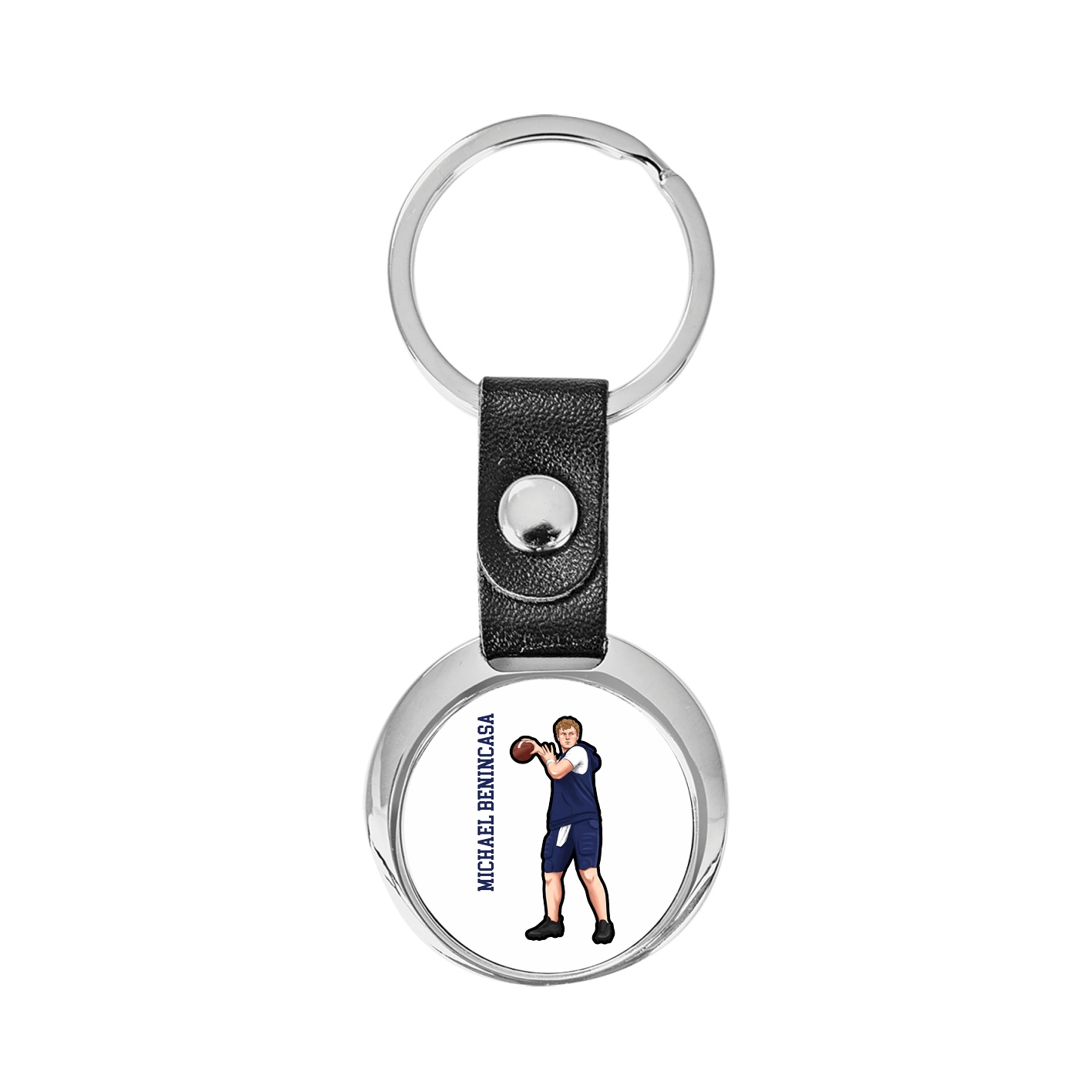 Key Chain — Name Vertical in Classic