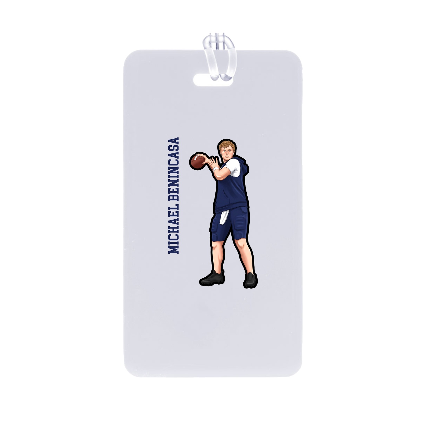 Bag Tag — Name Vertical in Classic