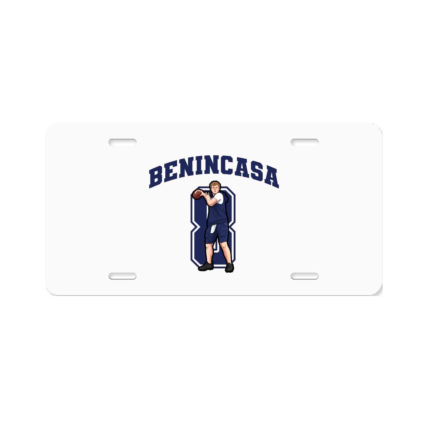 License Plate — Number in Classic