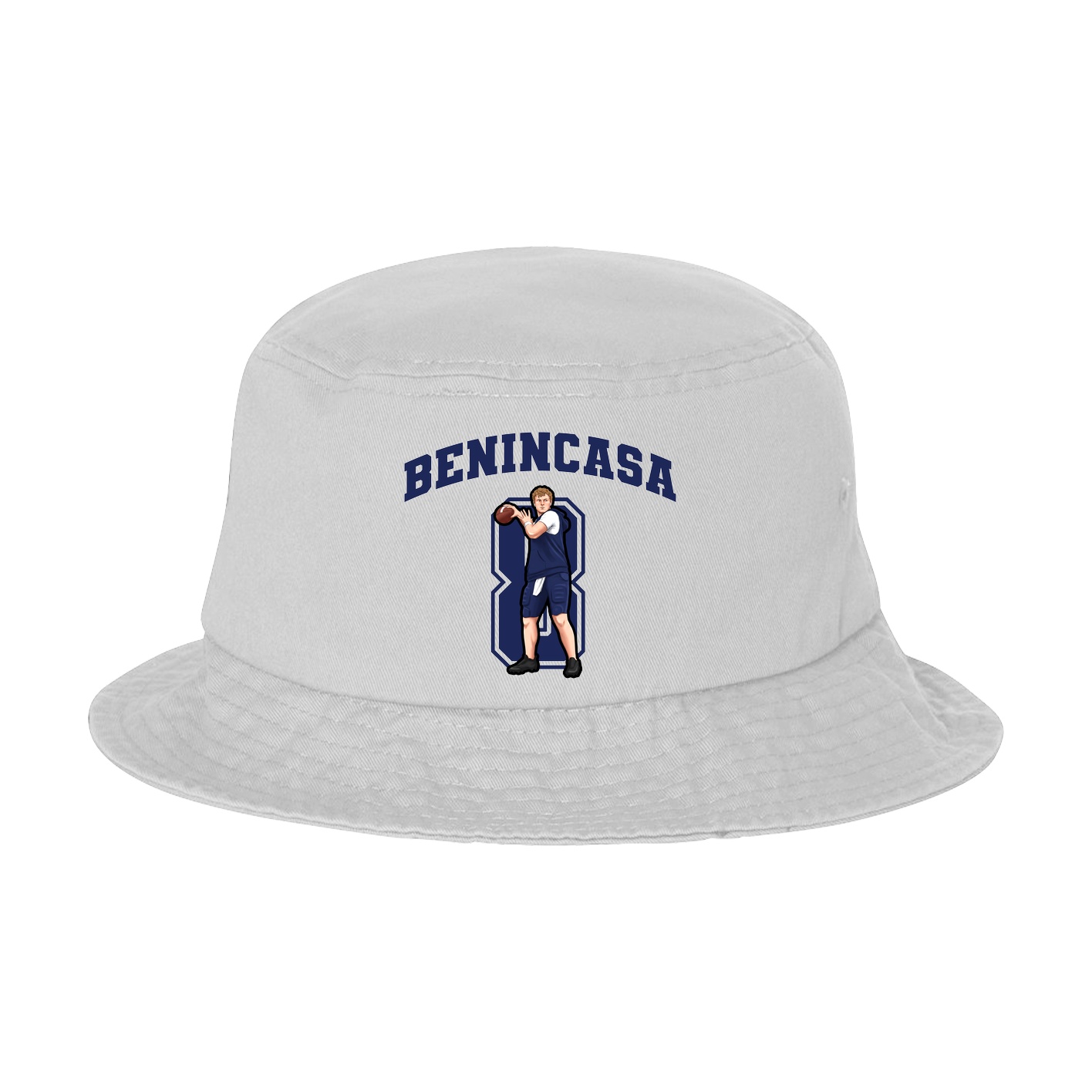 Bucket Cap — Number in White