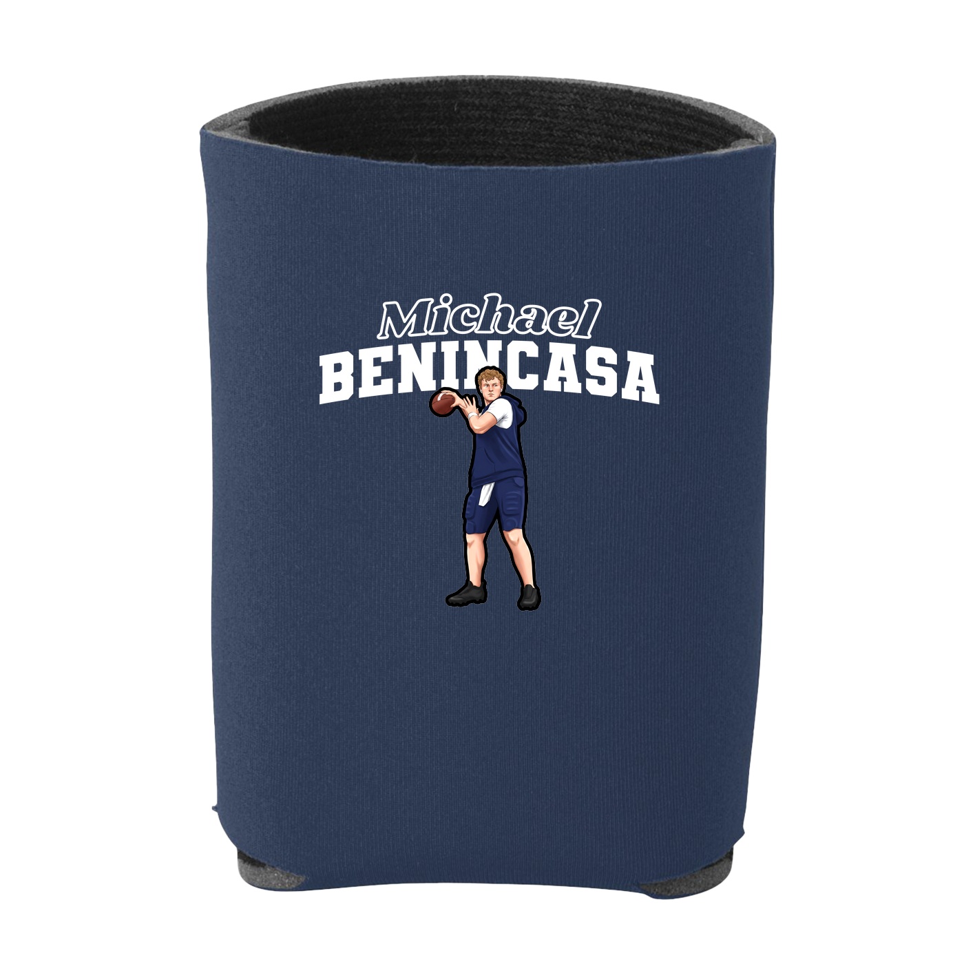 Can Holder — Name Arch in Navy