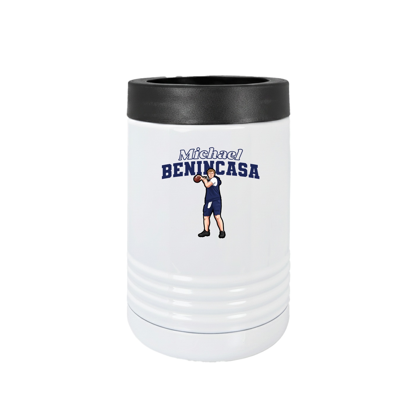 Beverage Holder — Name Arch in White