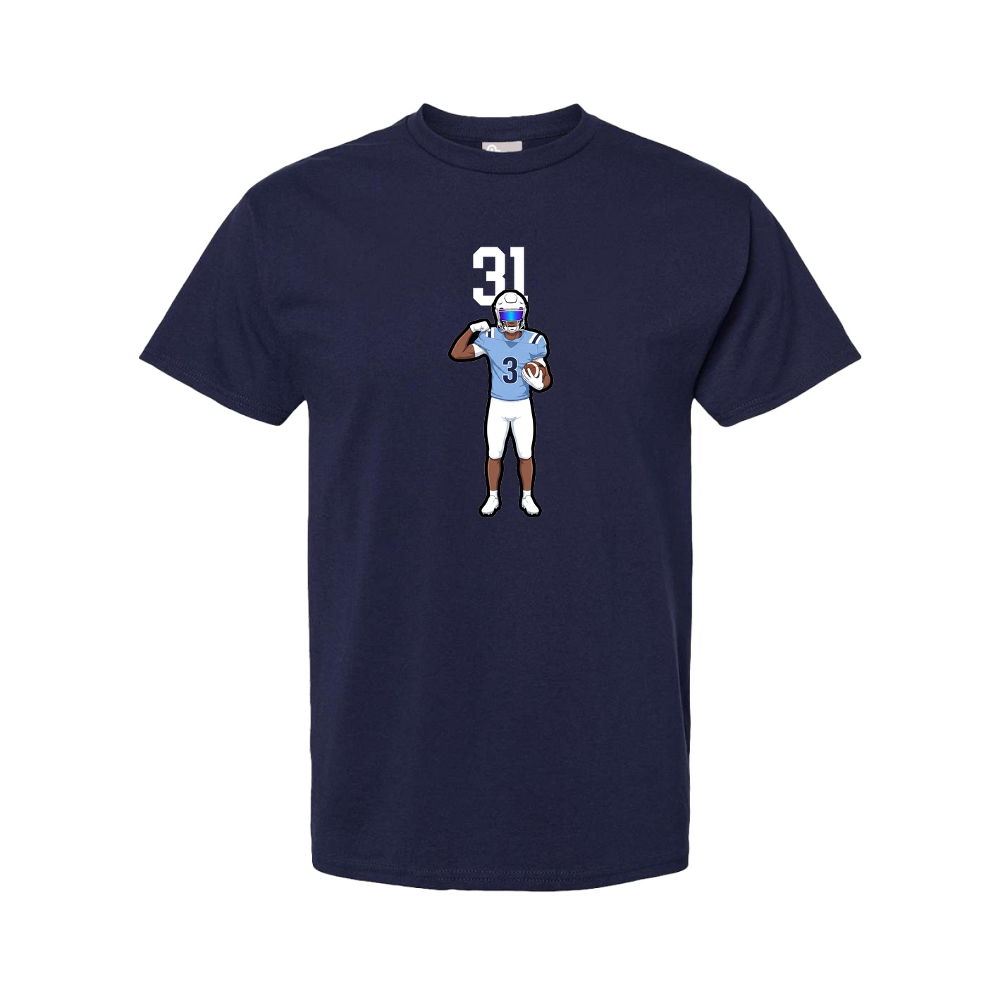 Tee — Number Top in Navy