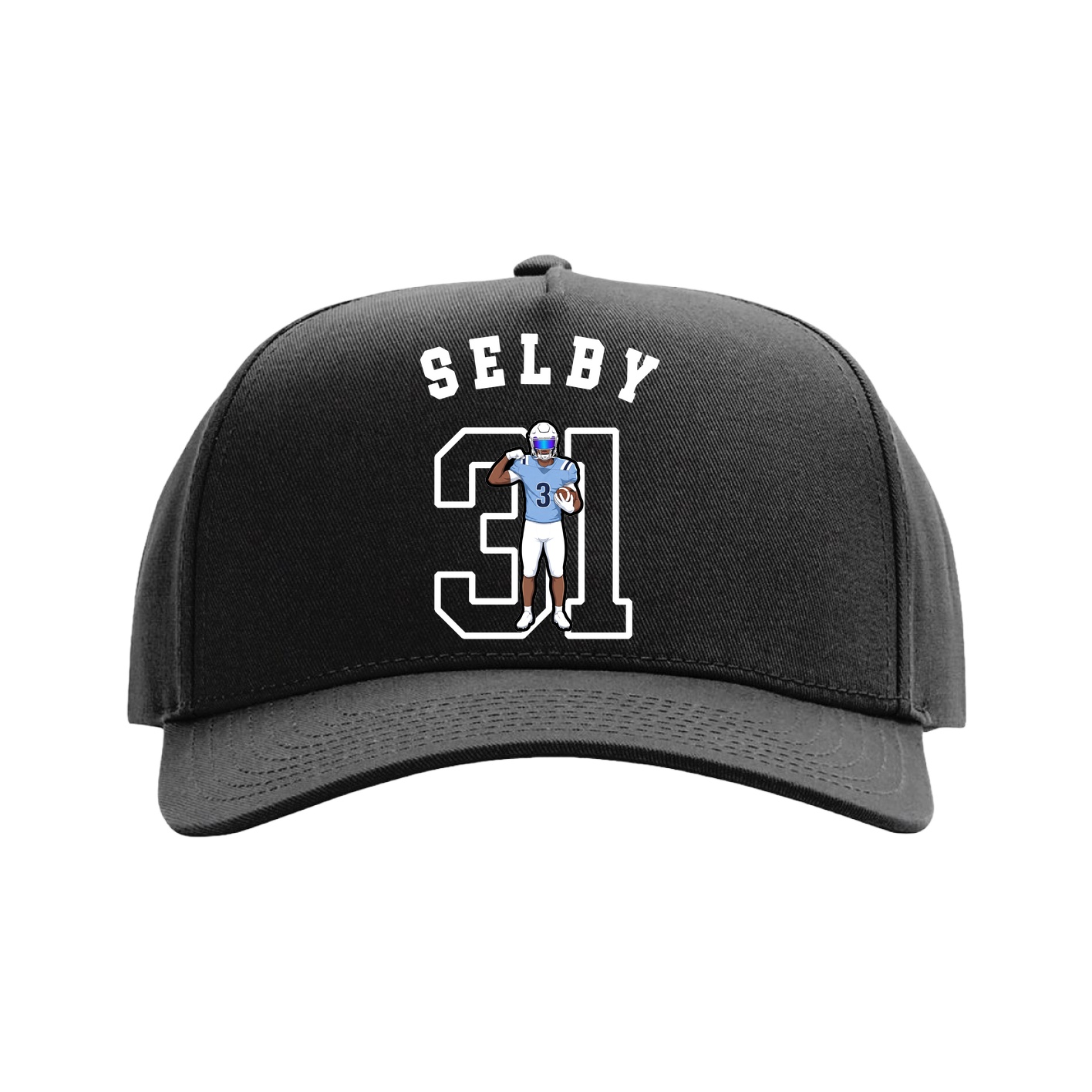 Full Fabric Five-Panel Champ Cap