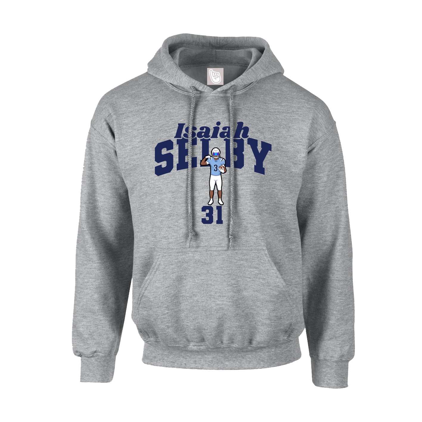 Hoodie — Signature Arch in Grey
