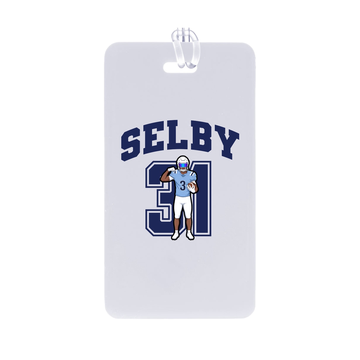 Bag Tag — Number in Classic