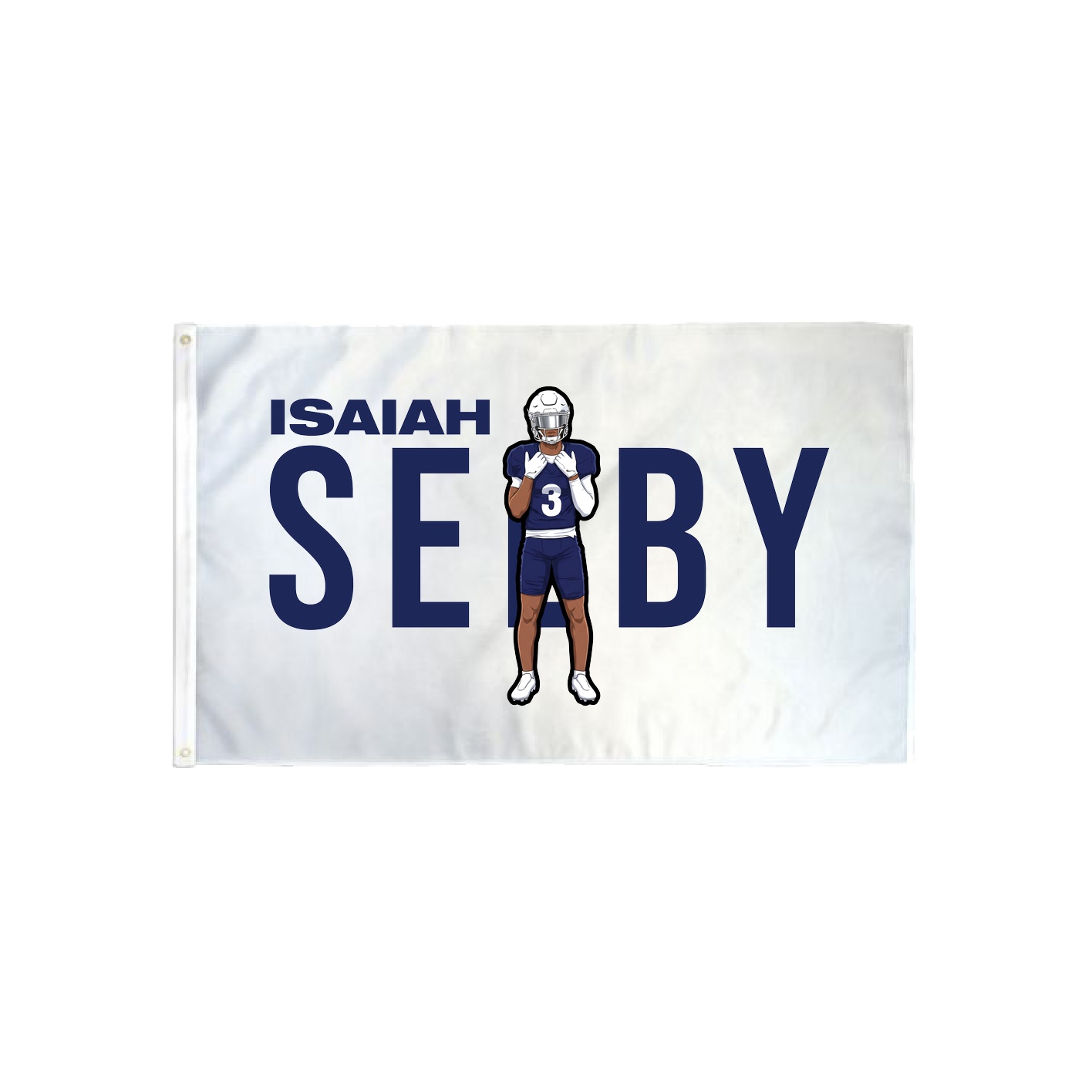 3x5 Flag — Player Name in Classic