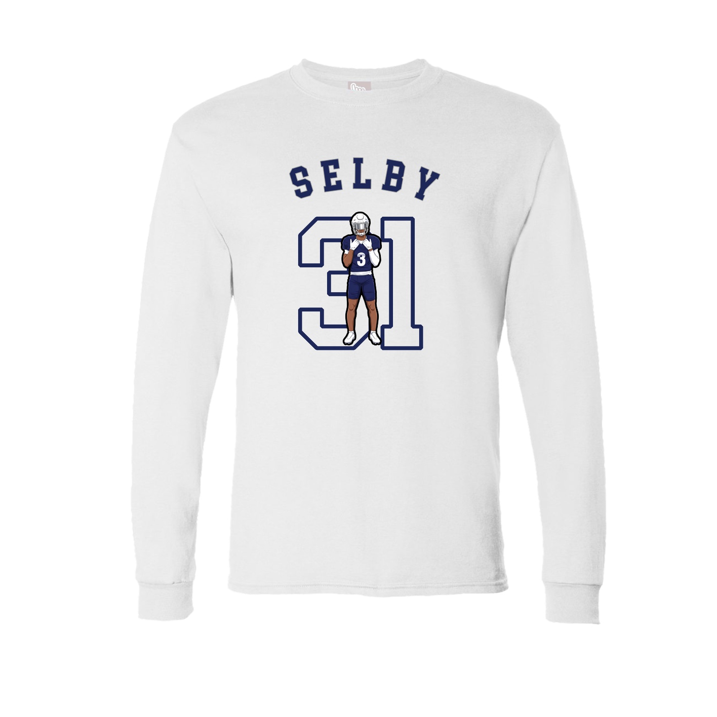Long Sleeve Tee — Shirsey Arch in White