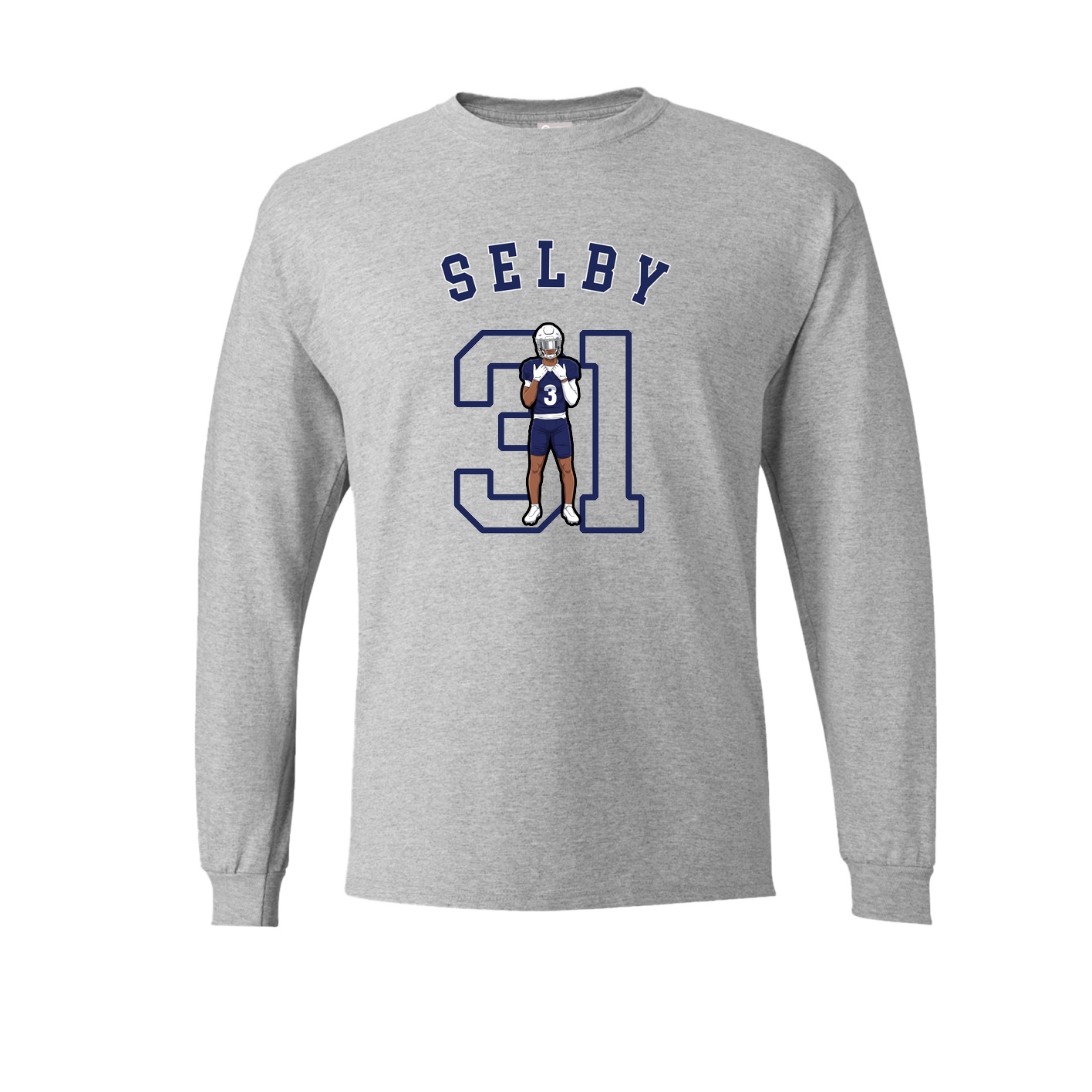 Long Sleeve Tee — Shirsey Arch in Grey