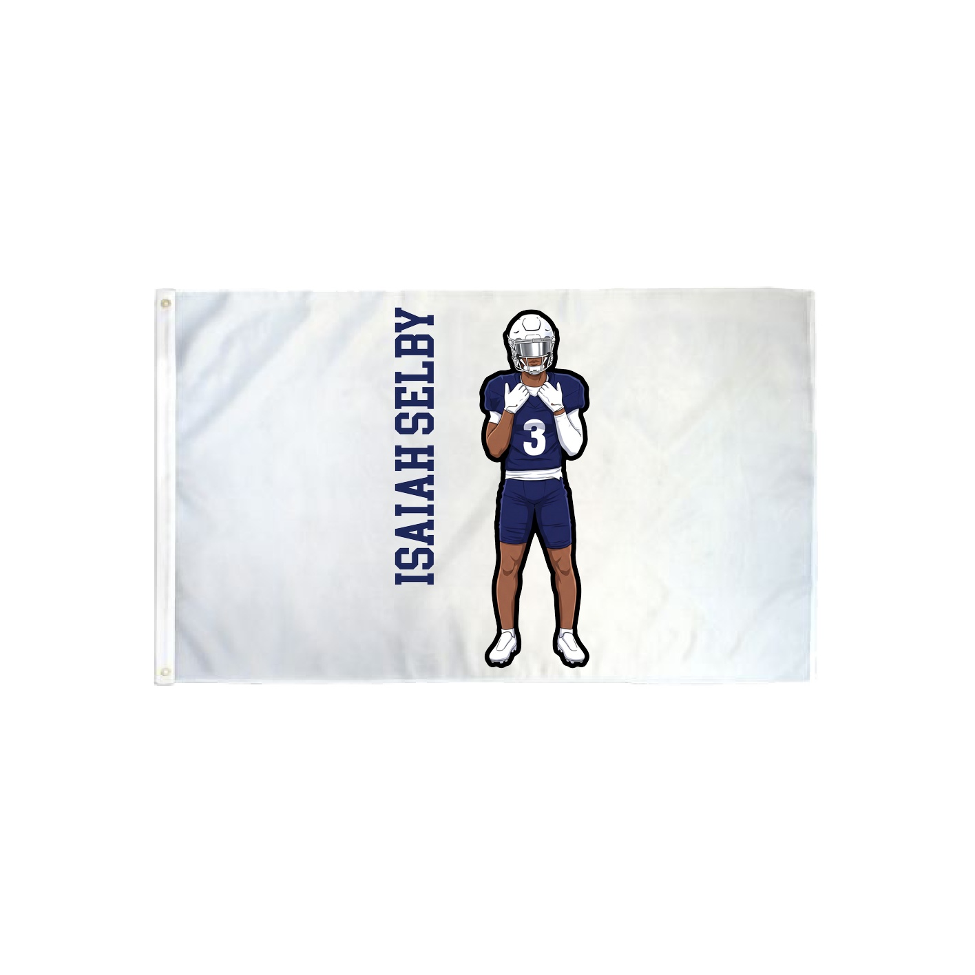 3x5 Flag — Name Vertical in Classic