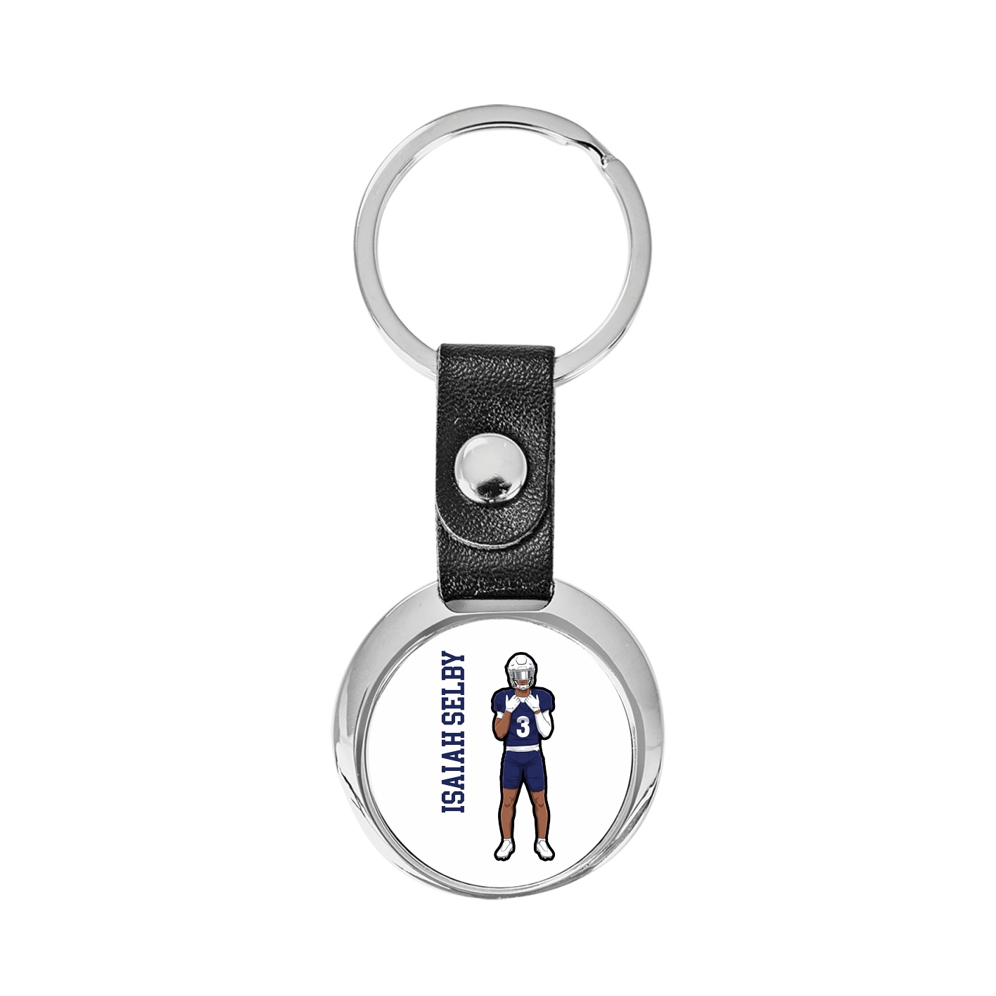 Key Chain — Name Vertical in Classic
