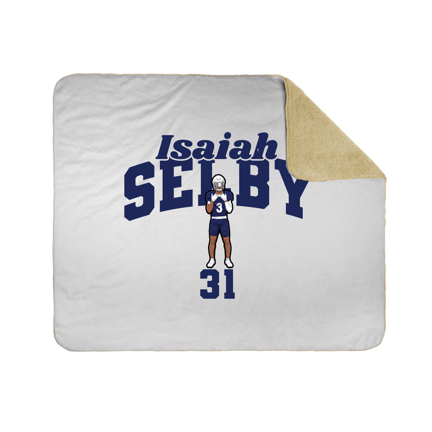Throw Blanket — Signature Arch in White