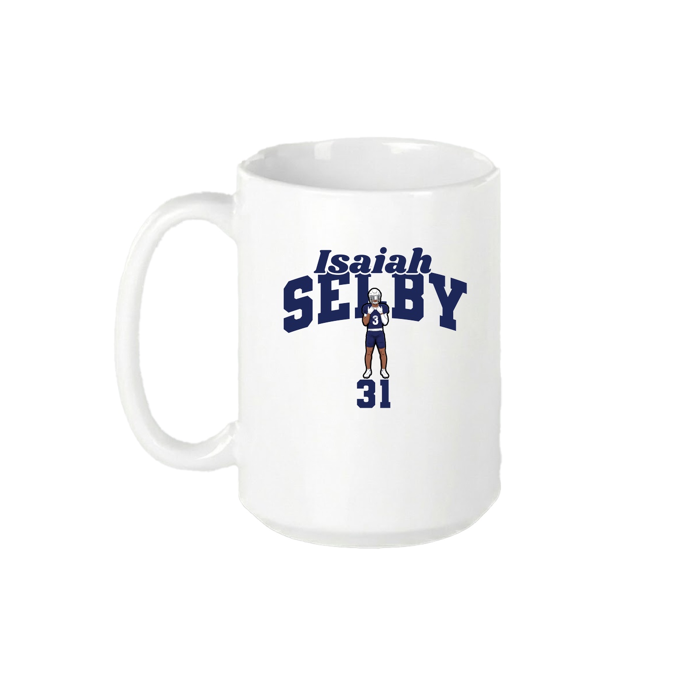 15oz Coffee Mug — Signature Arch in White