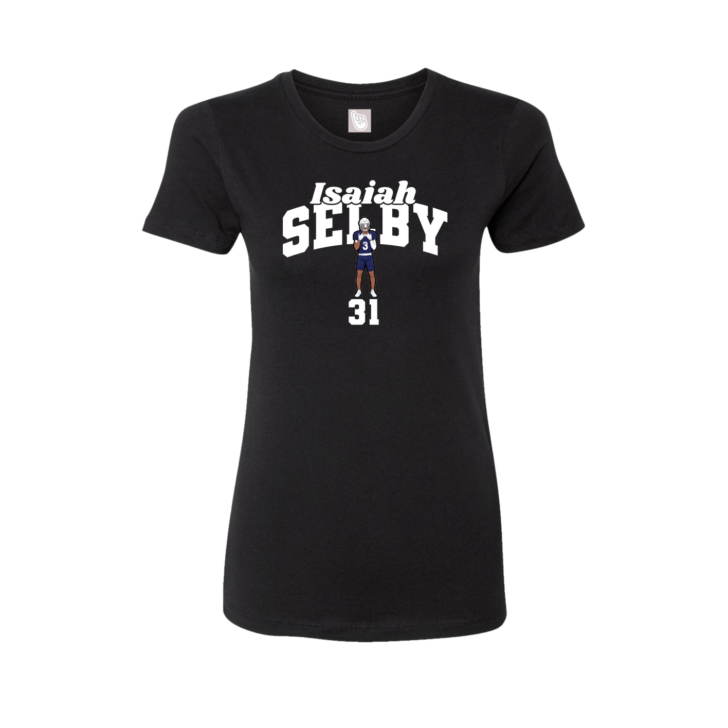 Womens Tee — Signature Arch in Black