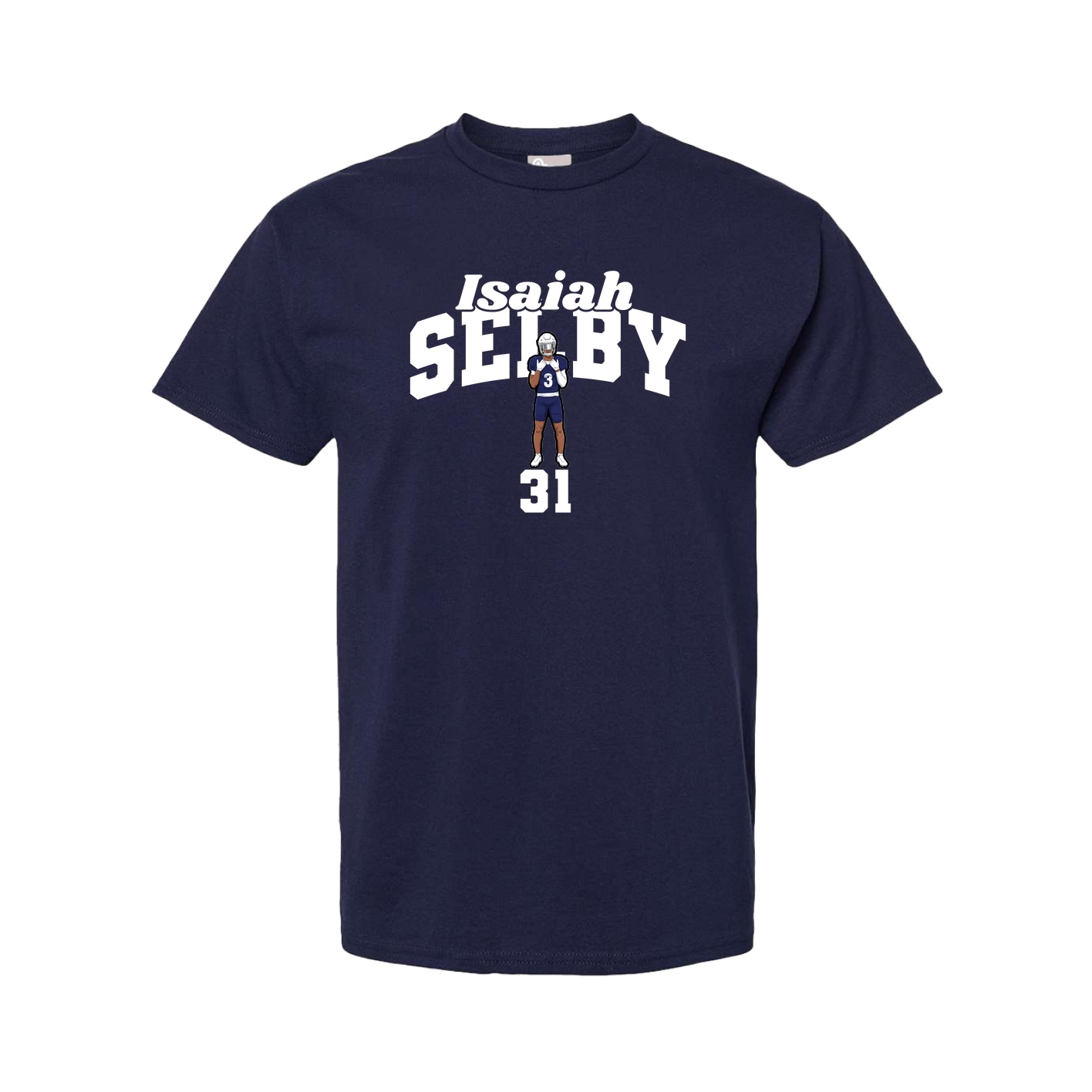 Youth Tee — Signature Arch in Navy