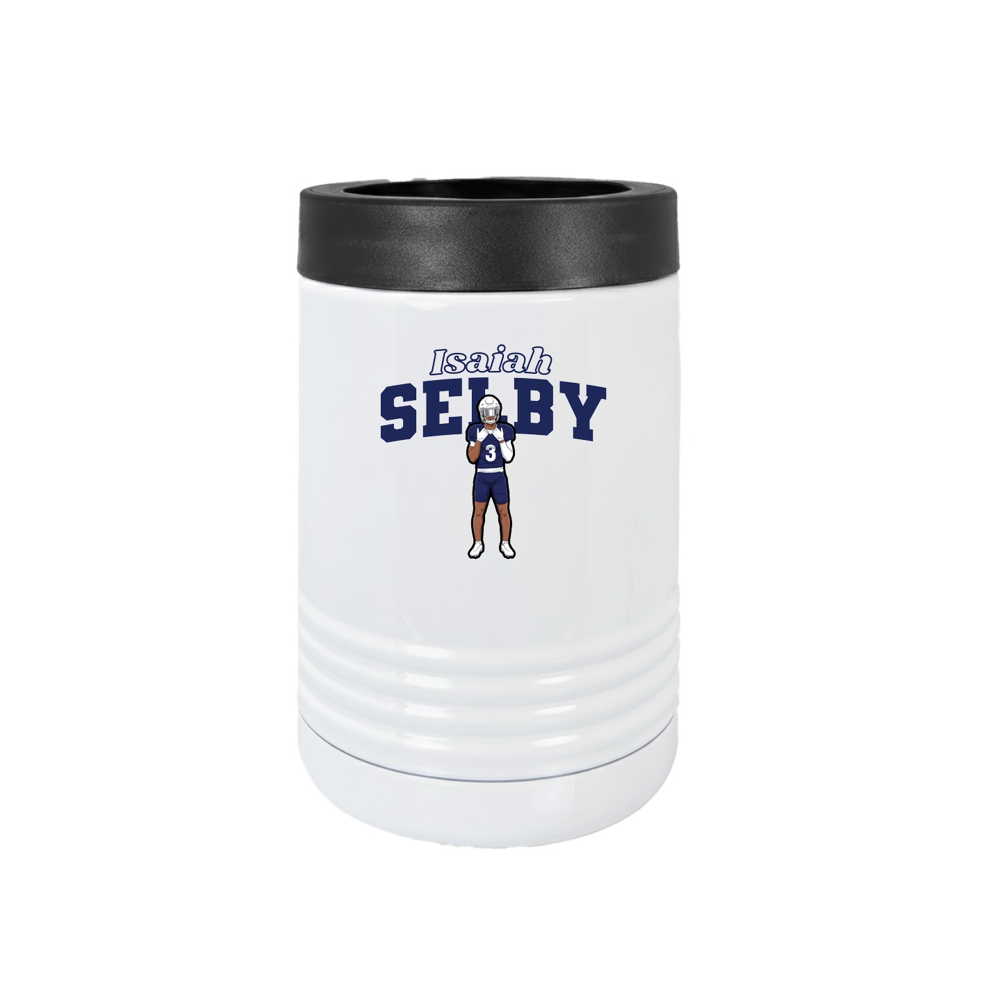 Beverage Holder — Name Arch in White
