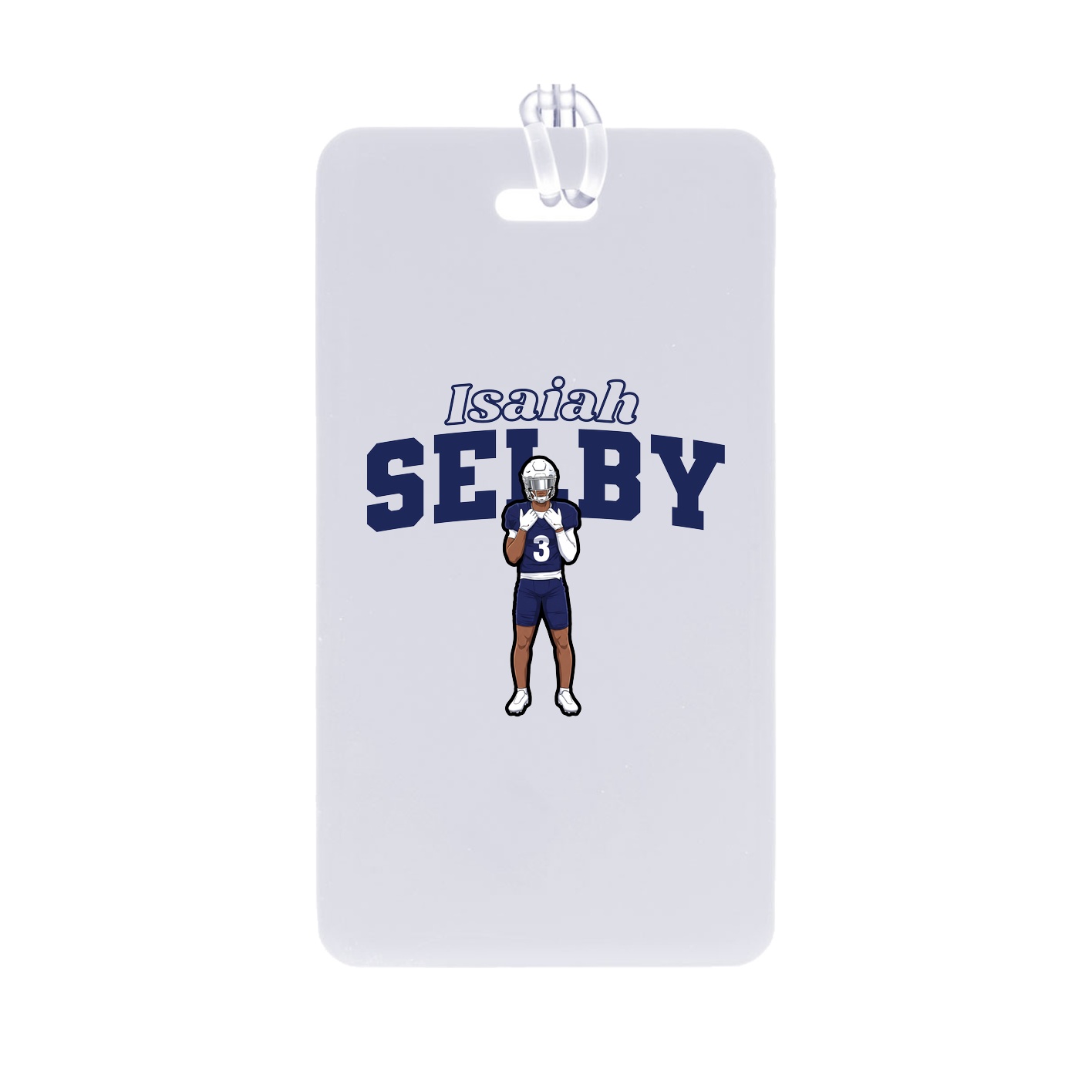 Bag Tag — Name Arch in Classic